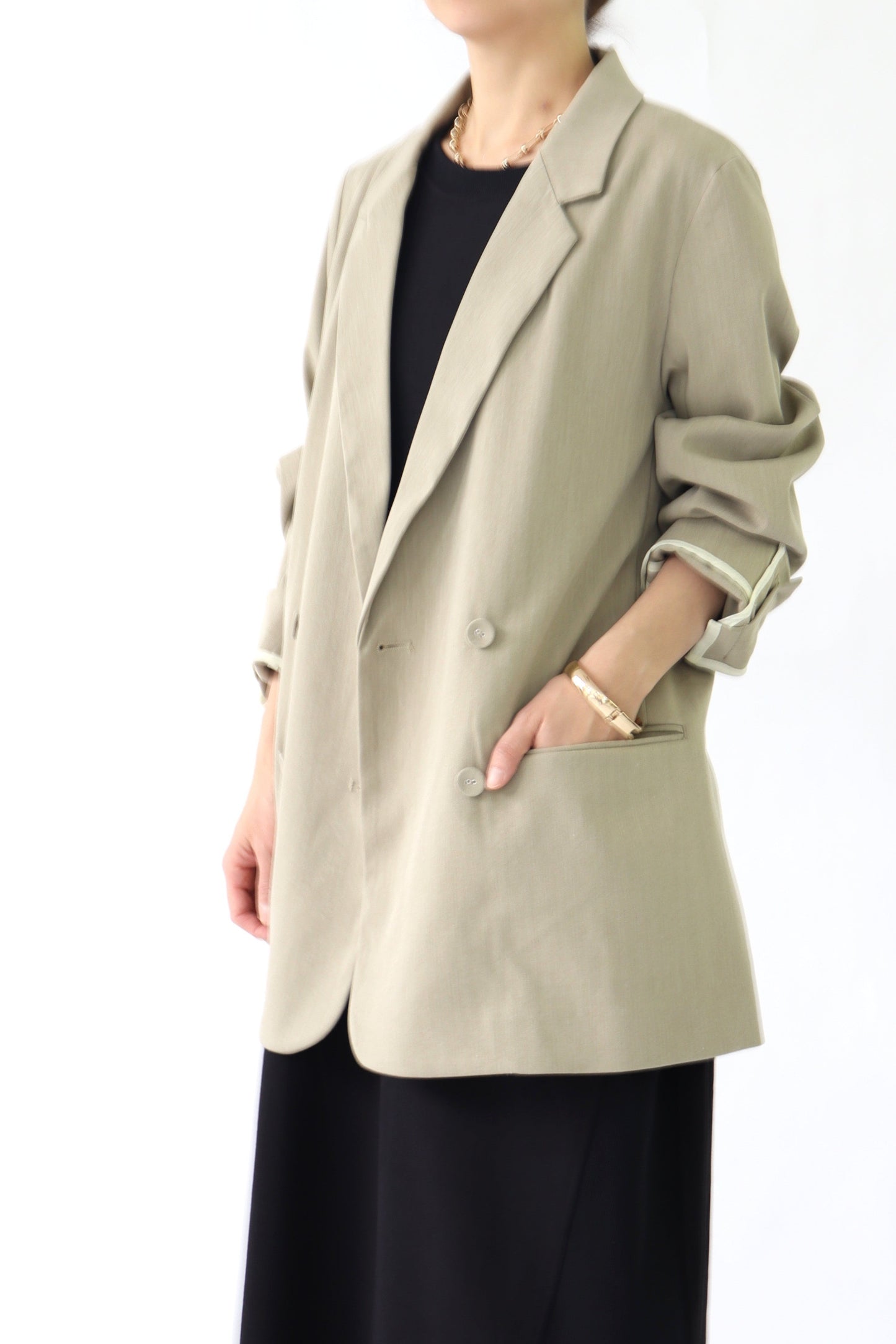 【ACUTA】【PRE ORDER】くるみ釦ダブルジャケット