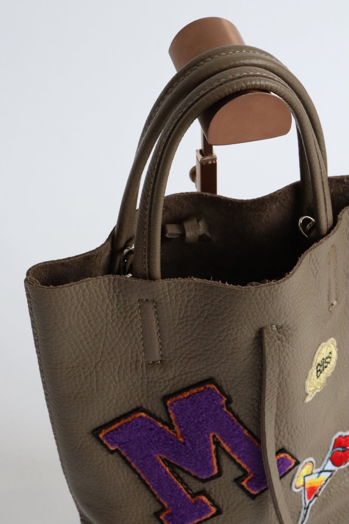 【MILLELA  FIRENZE】ワッペンミニトートバッグ