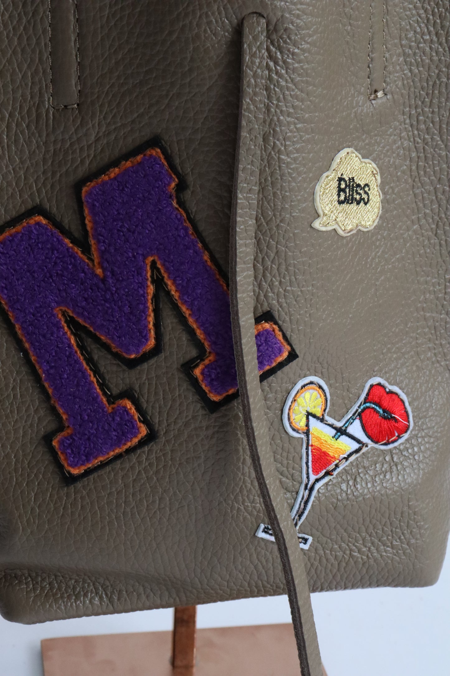 【MILLELA  FIRENZE】ワッペンミニトートバッグ