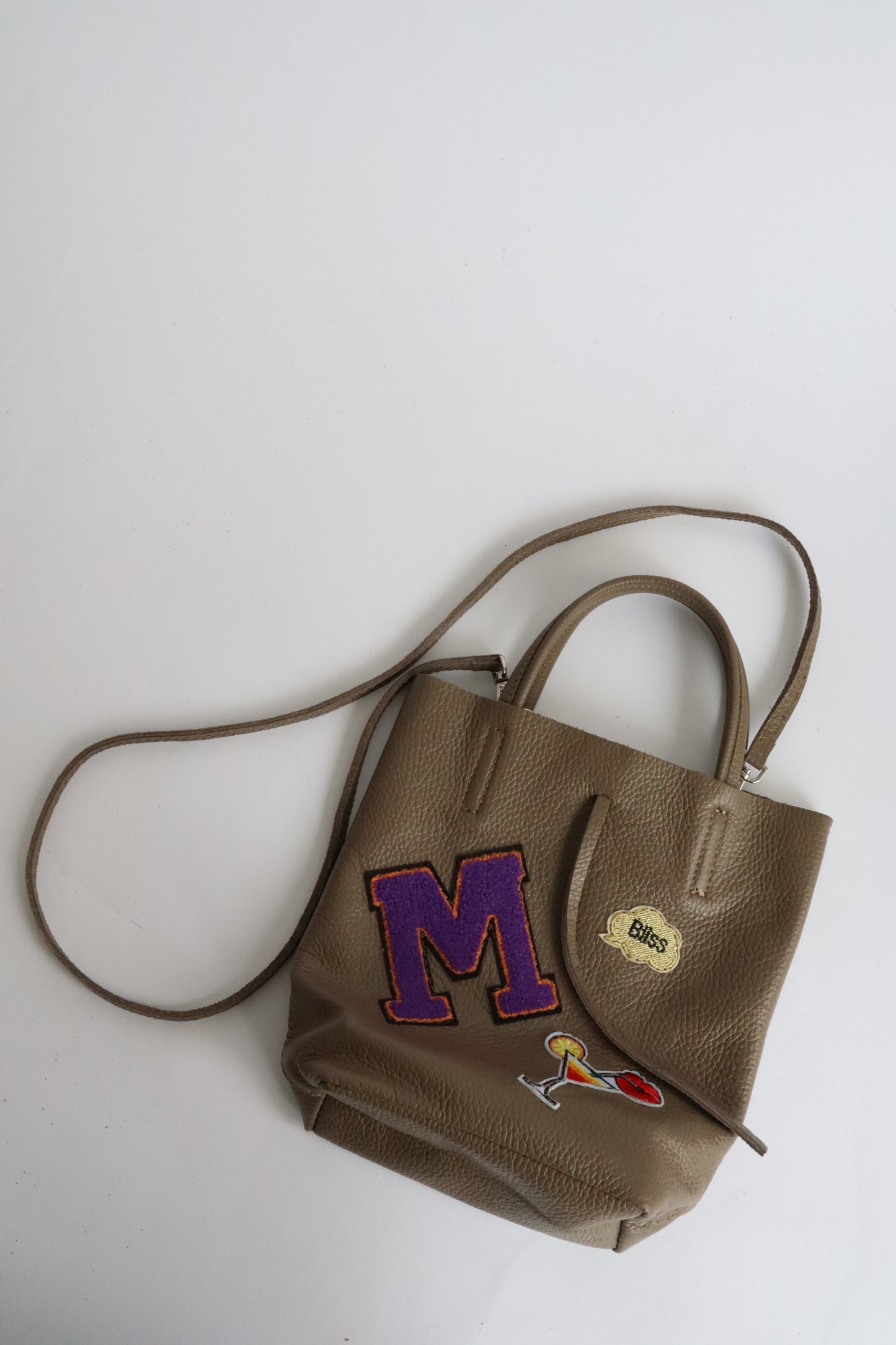 【MILLELA  FIRENZE】ワッペンミニトートバッグ