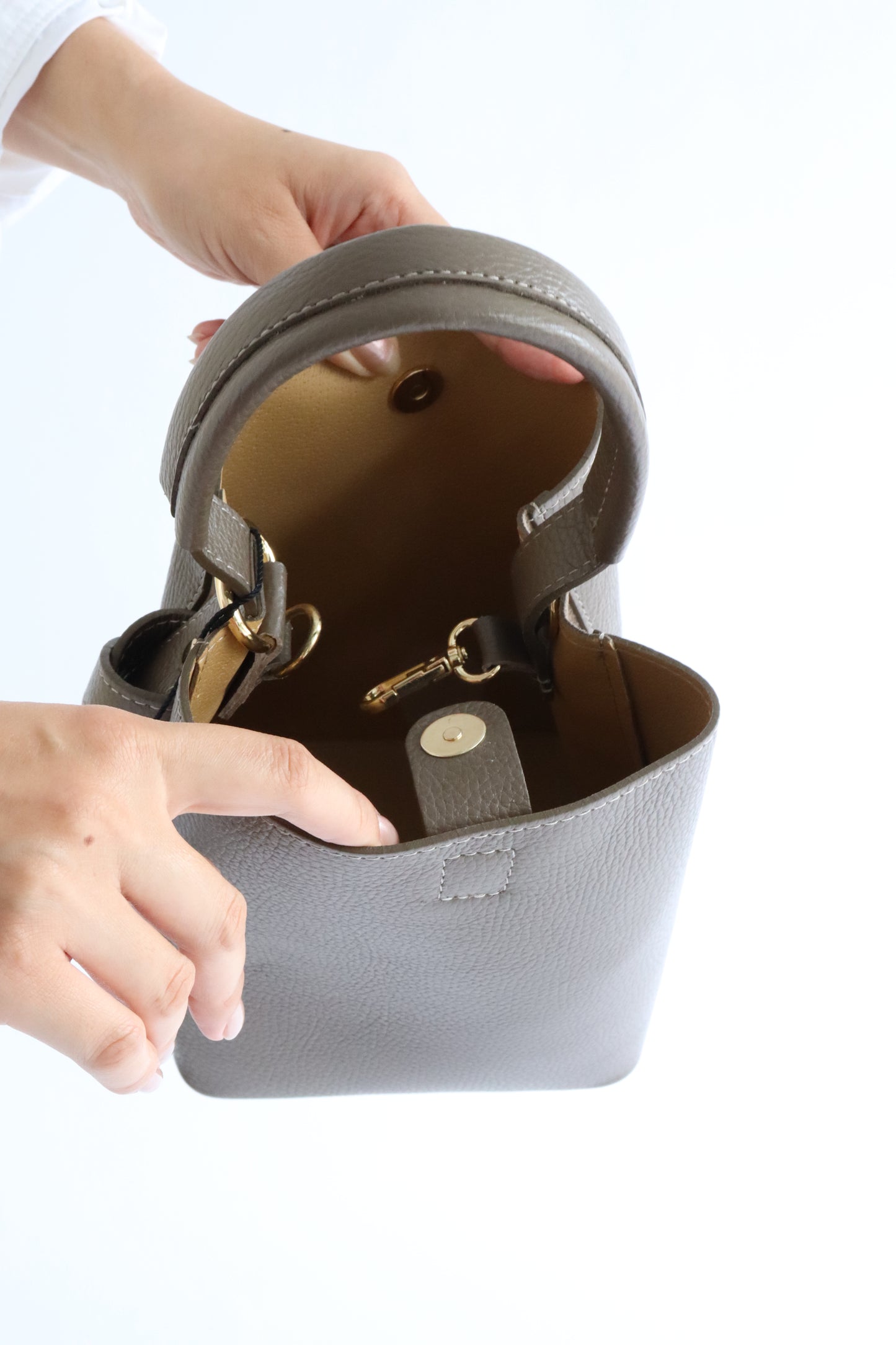【MILLELA  FIRENZE】 ワンハンドル2WAYバケットバッグ