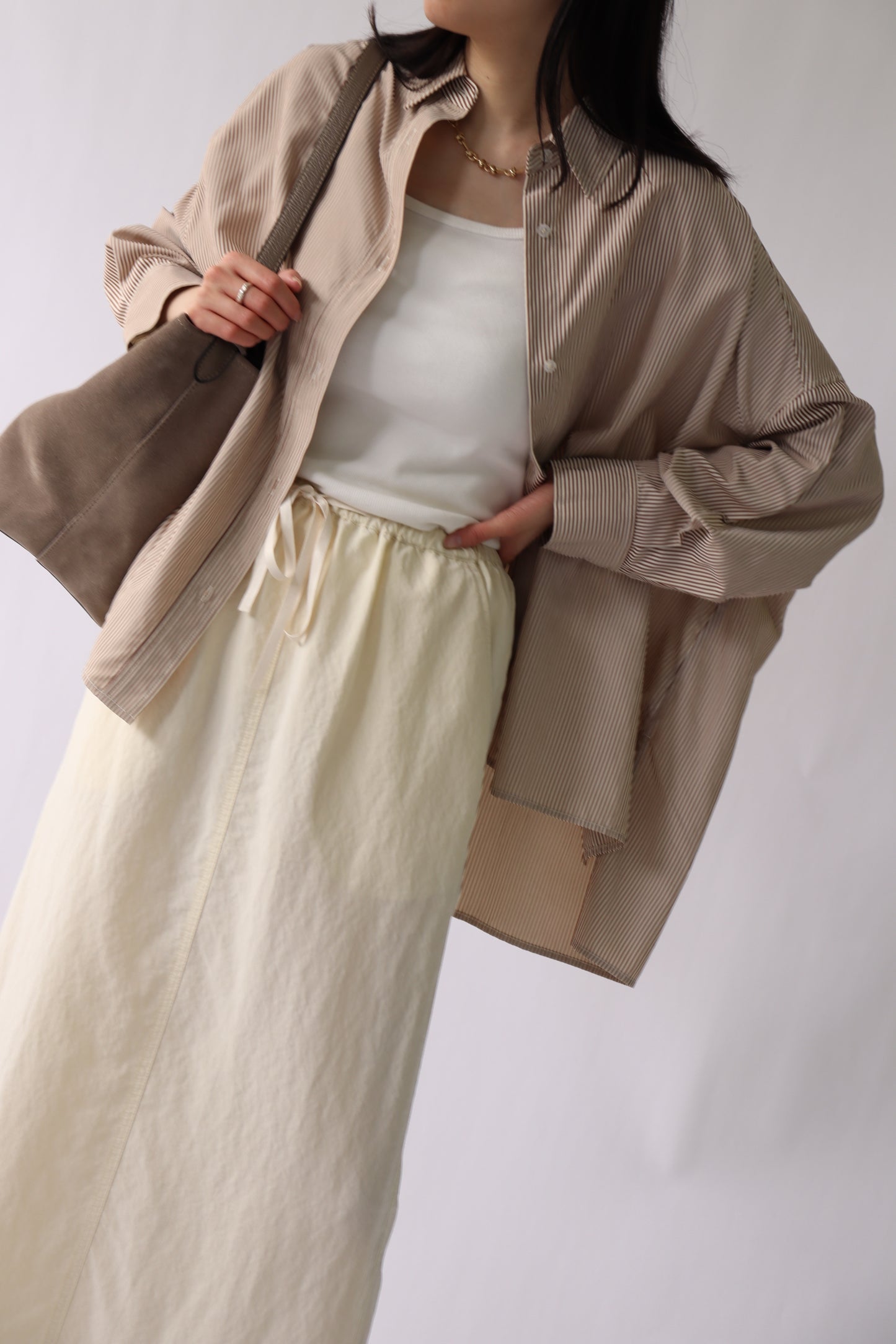 【ACUTA】 バイオ加工ロングスカート
