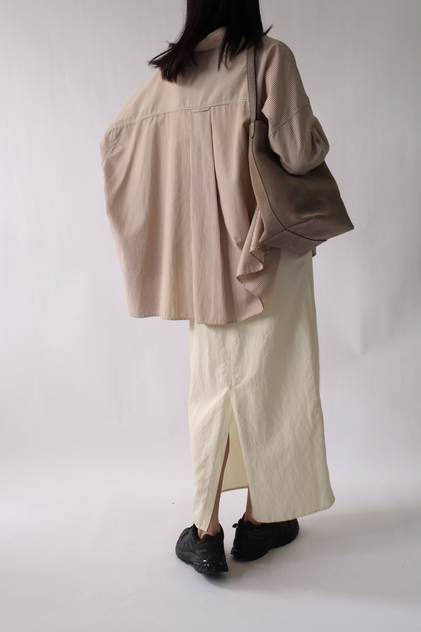 【ACUTA】 バイオ加工ロングスカート