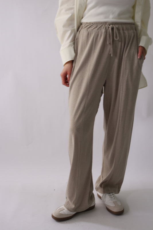 【PRE ORDER】【Ruhe】落ち綿天竺イージーパンツ