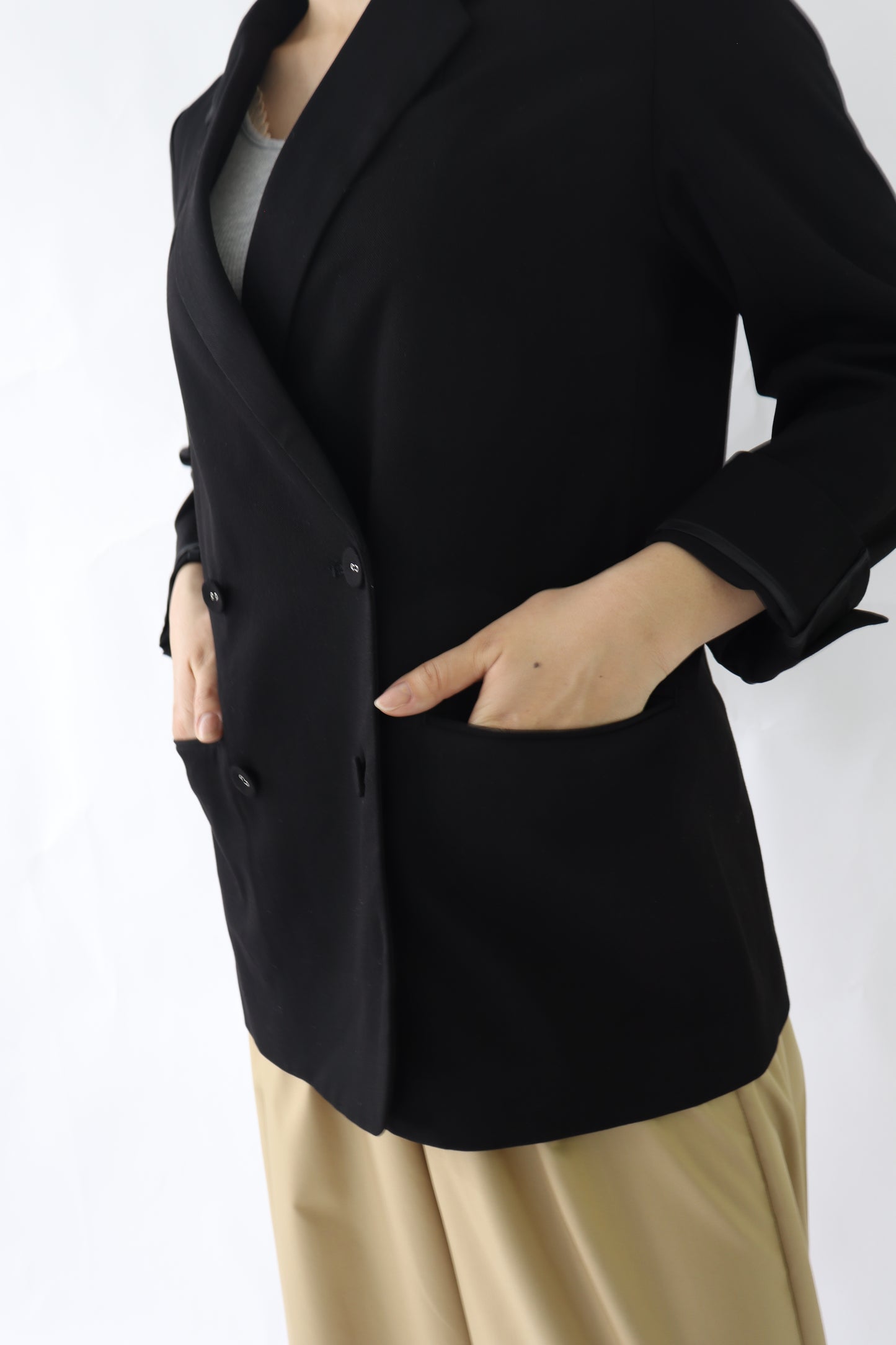 【ACUTA】【PRE ORDER】くるみ釦ダブルジャケット