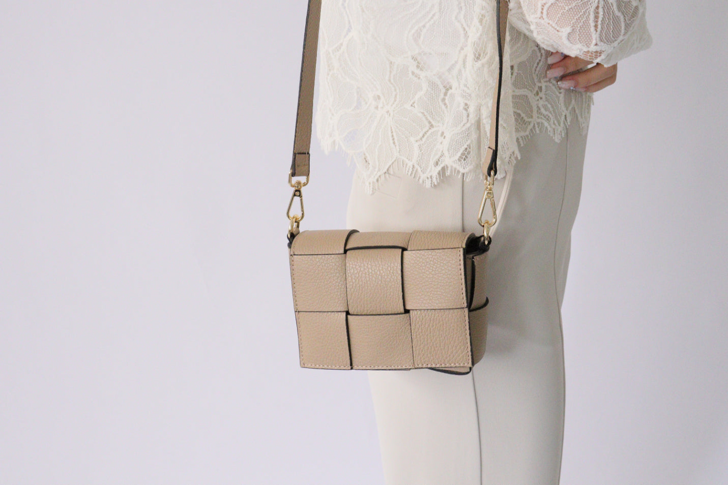 【MILLELA  FIRENZE】【再入荷】ワイドメッシュバッグ