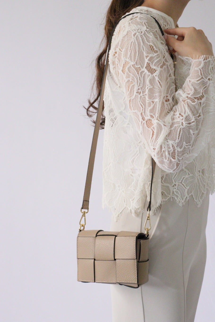 【MILLELA  FIRENZE】【再入荷】ワイドメッシュバッグ