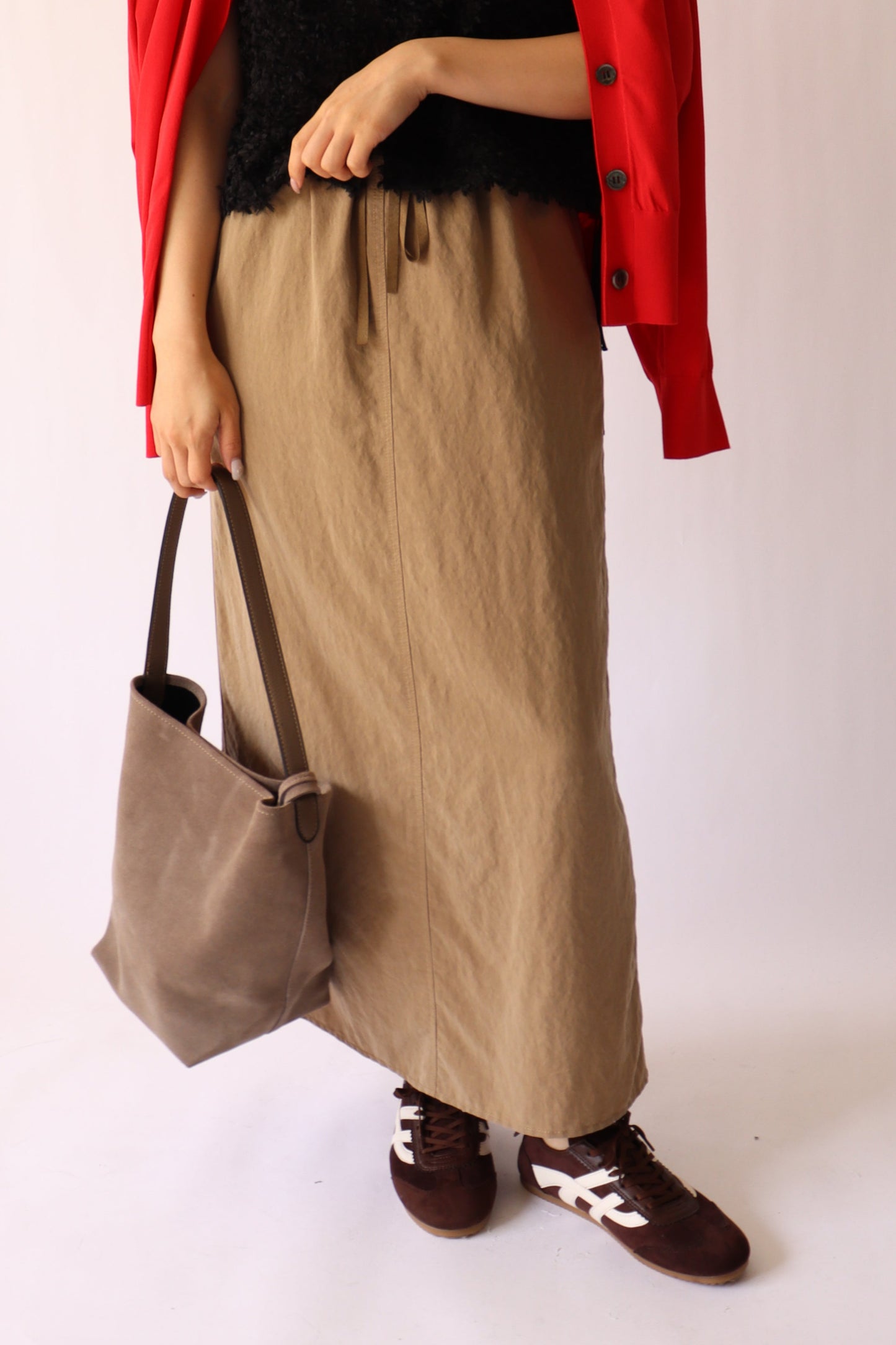 【ACUTA】 バイオ加工ロングスカート