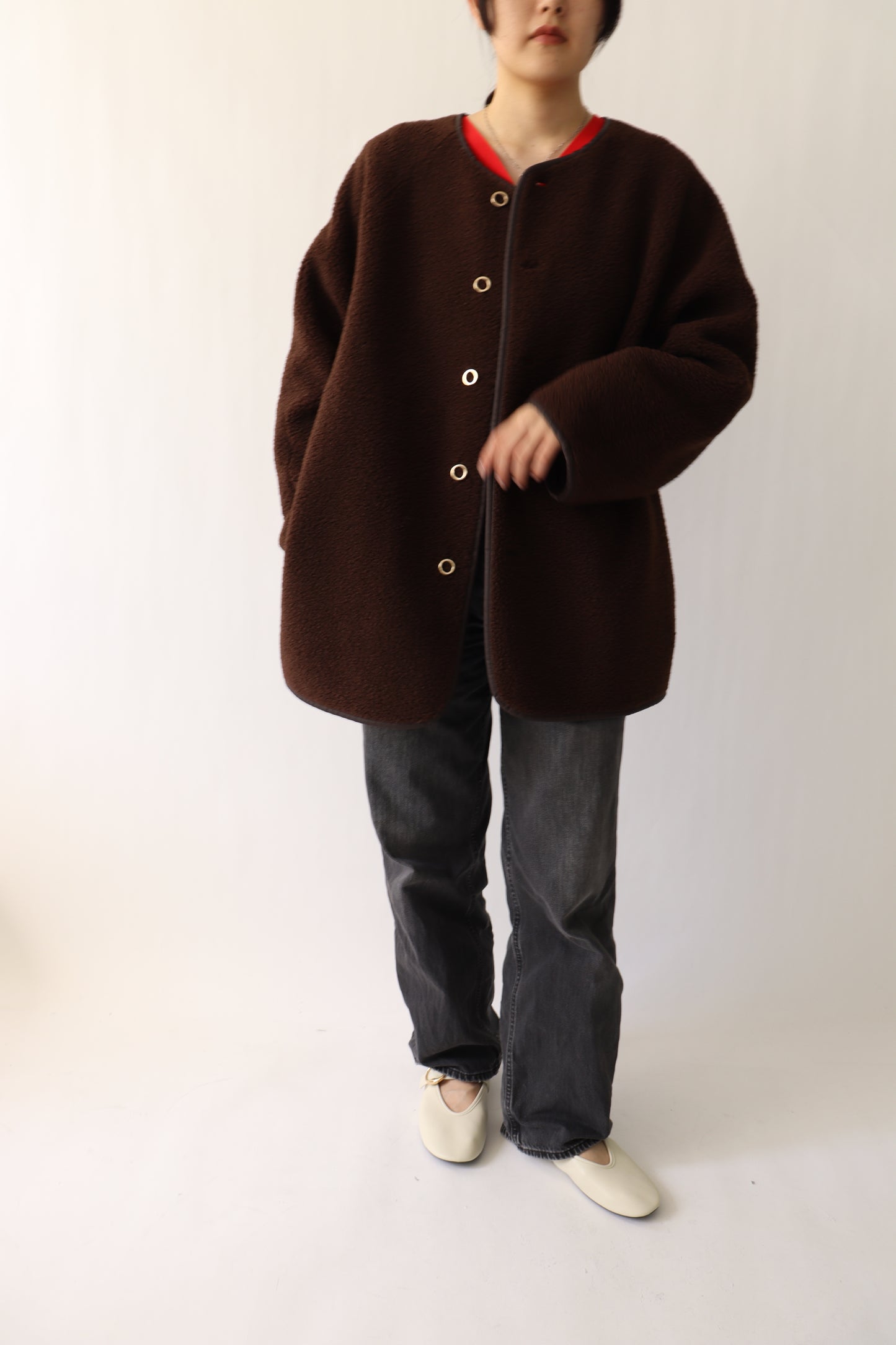 【ACUTA】【PRE ORDER】リバーシブルボアコート