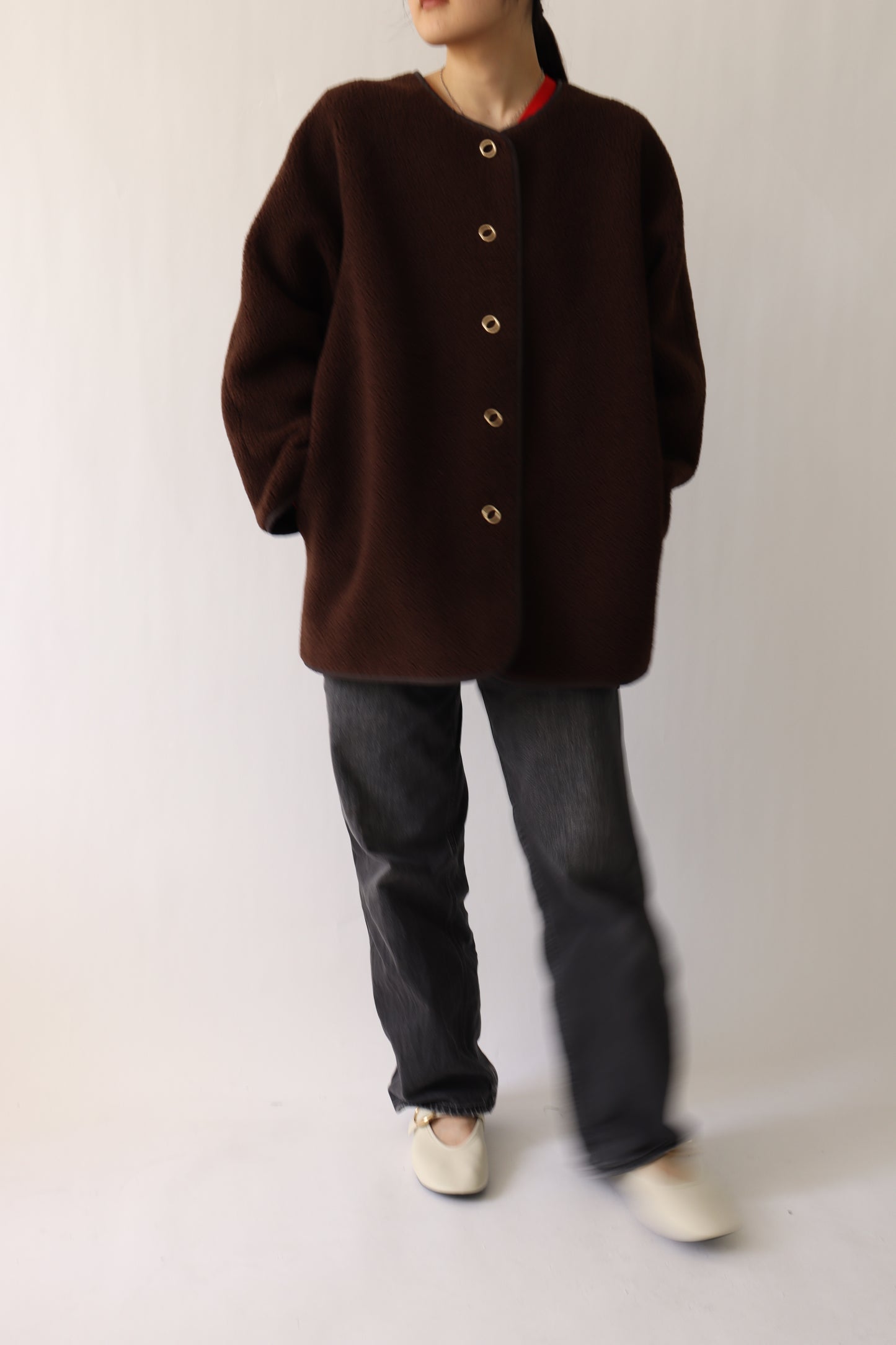 【ACUTA】【PRE ORDER】リバーシブルボアコート