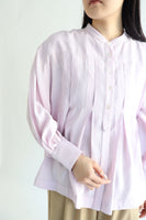 【ACUTA】 格子タックブラウス