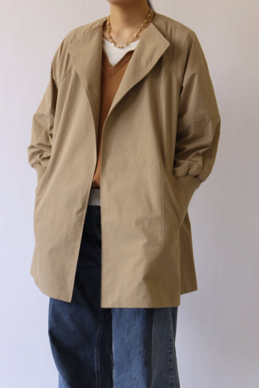 【ACUTA】袖リブバックベルトショートコート