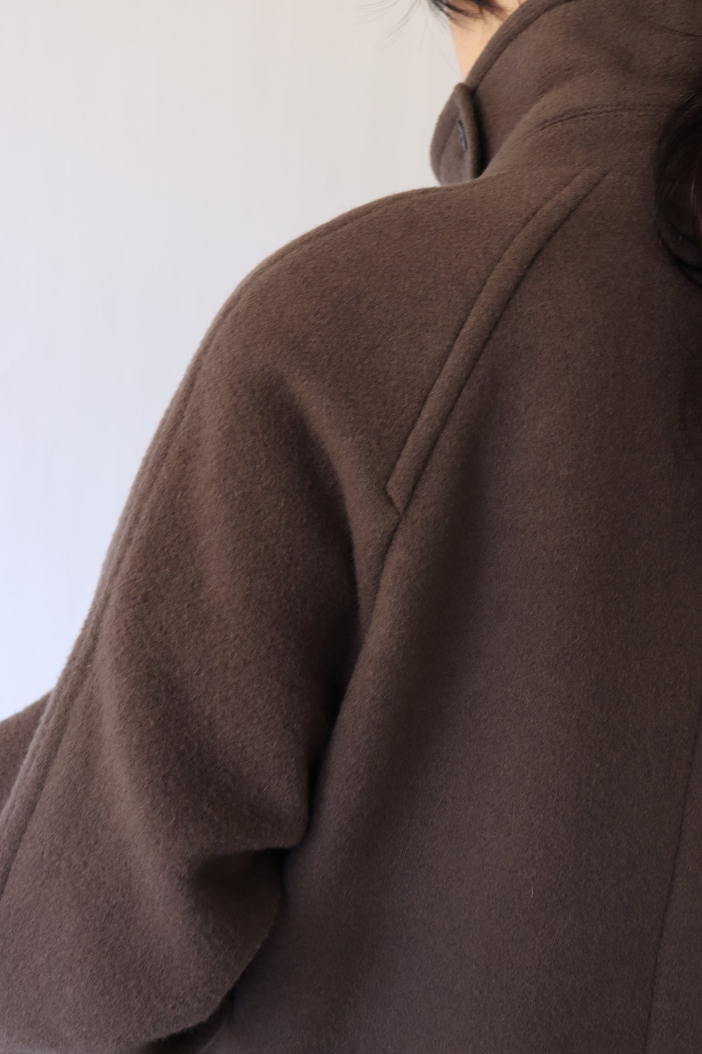 【ACUTA】ラグランスリーブWOショートコート