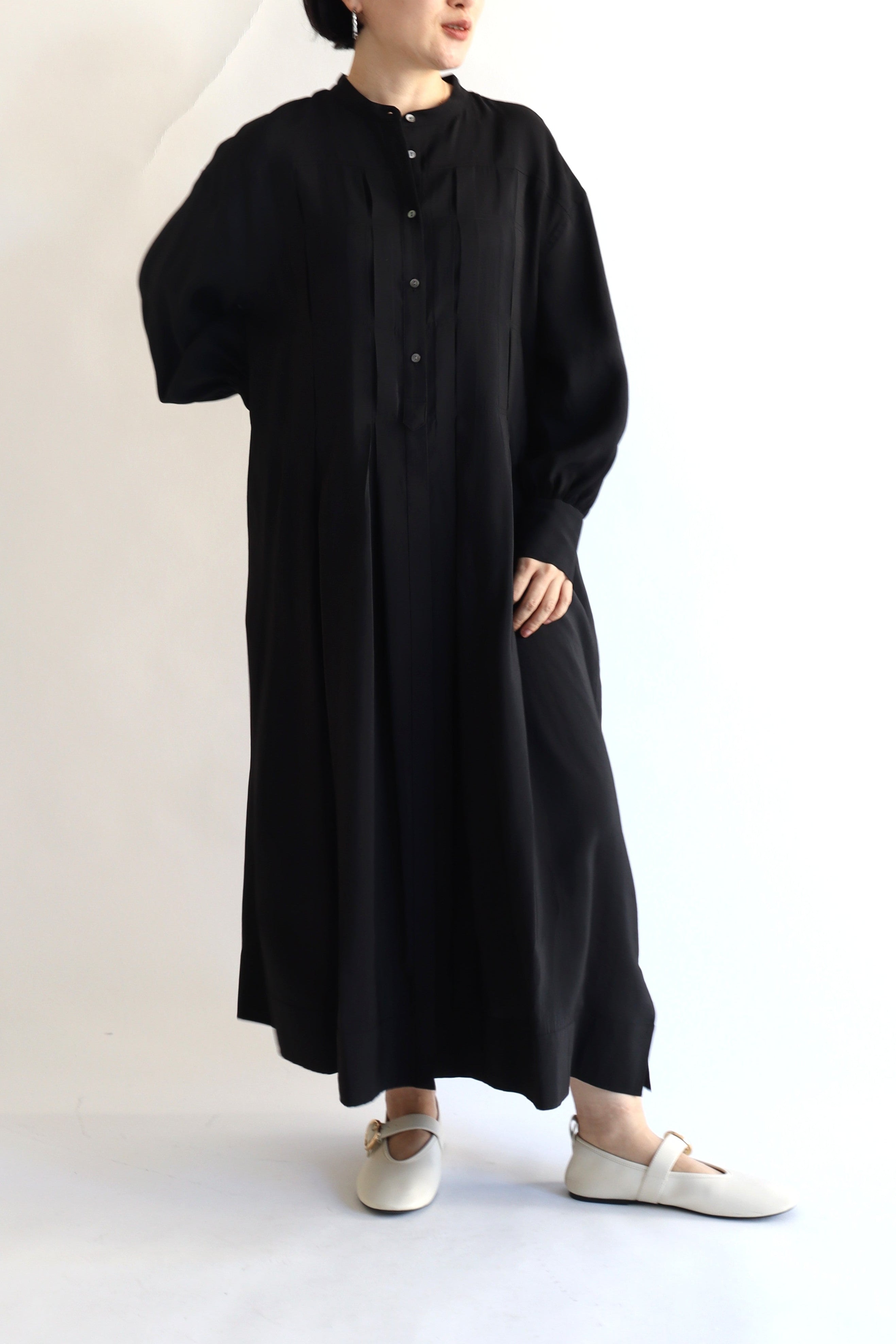 ACUTA アクータ】ポリモダール ワンピース タック 30代ファッション 20