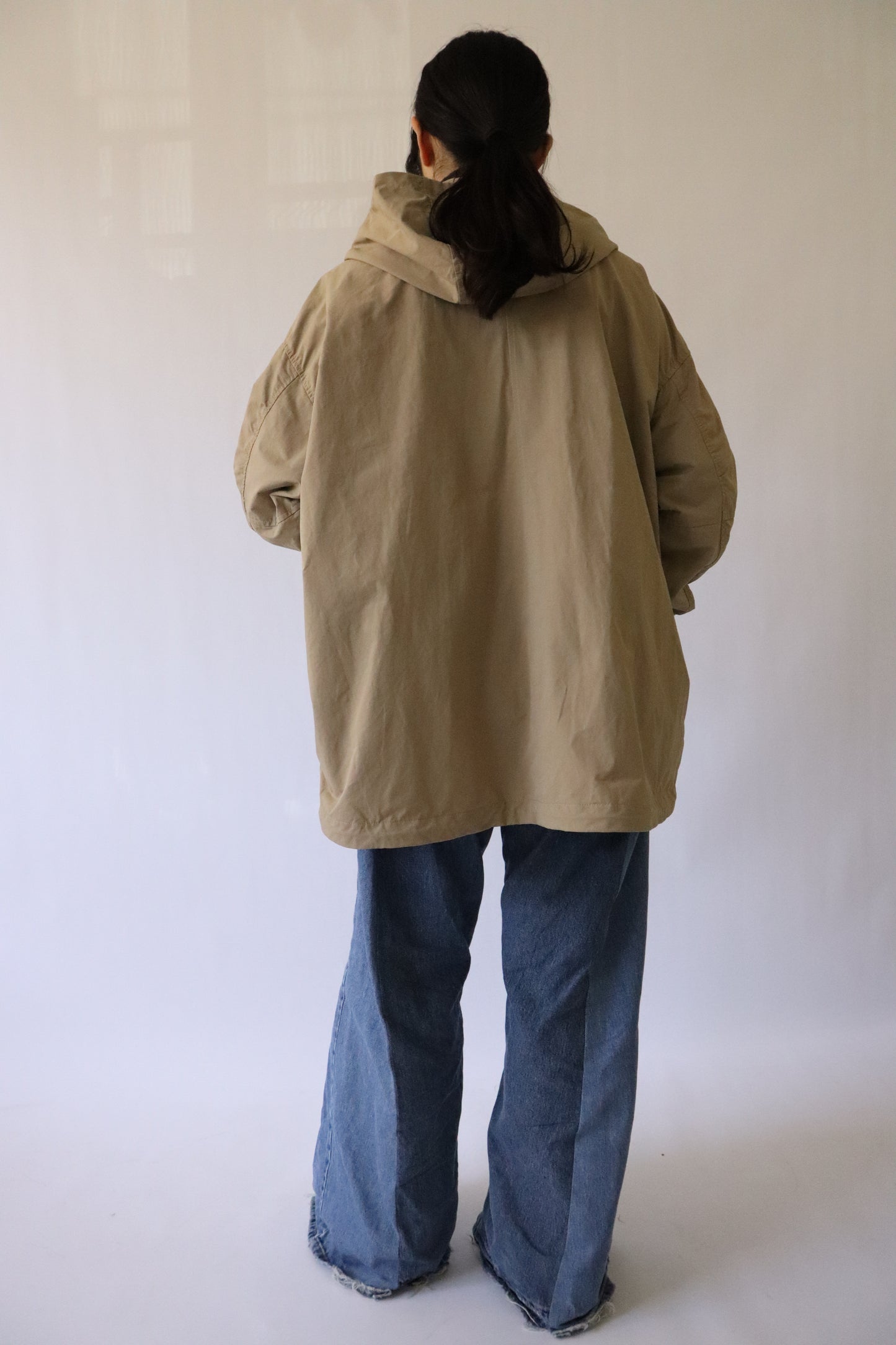 【ACUTA】ナイロンコットンショートブルゾン