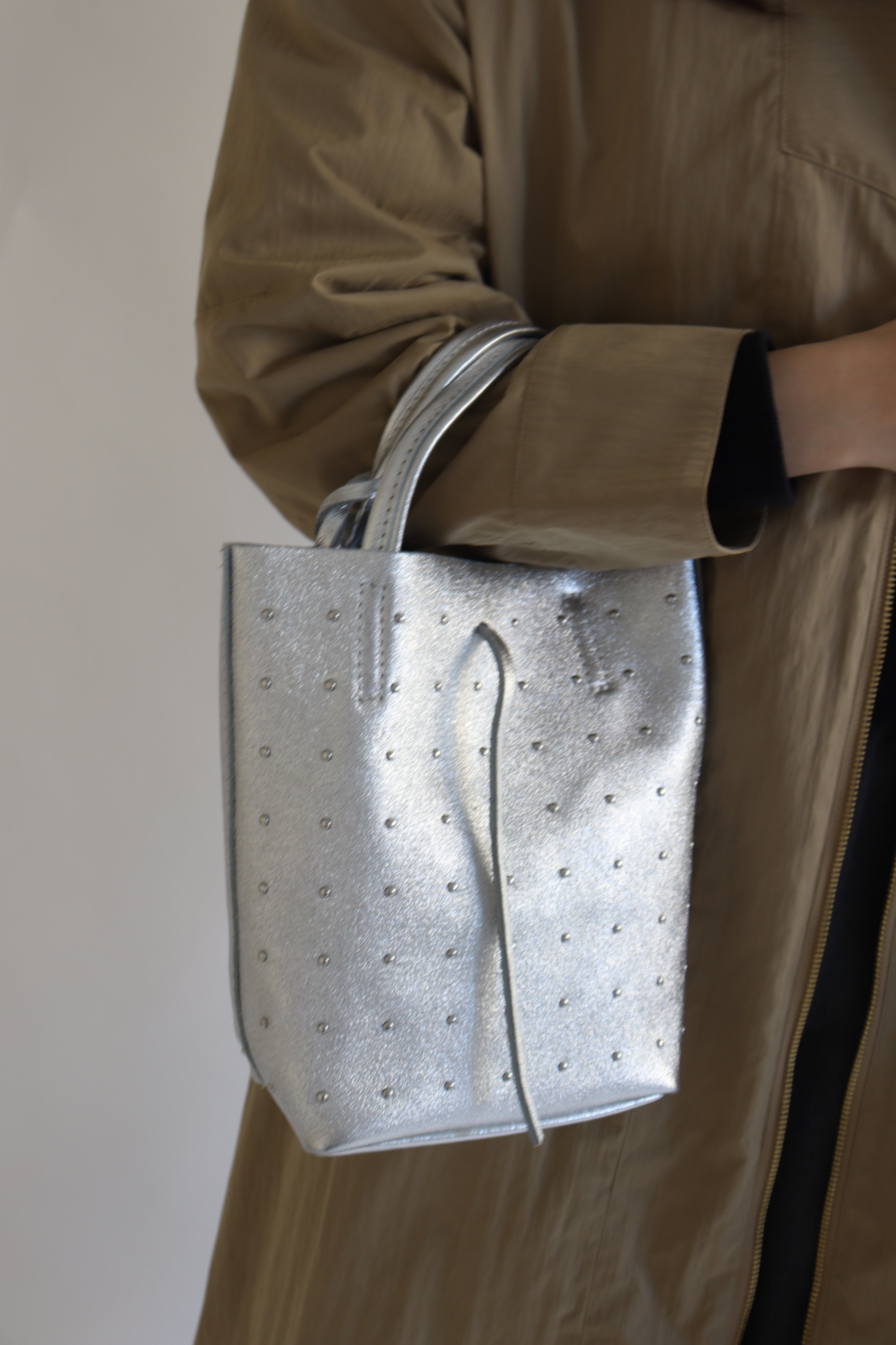 MILLELA FIRENZE】再入荷 ミレッラフィレンツェ メタリック シルバー