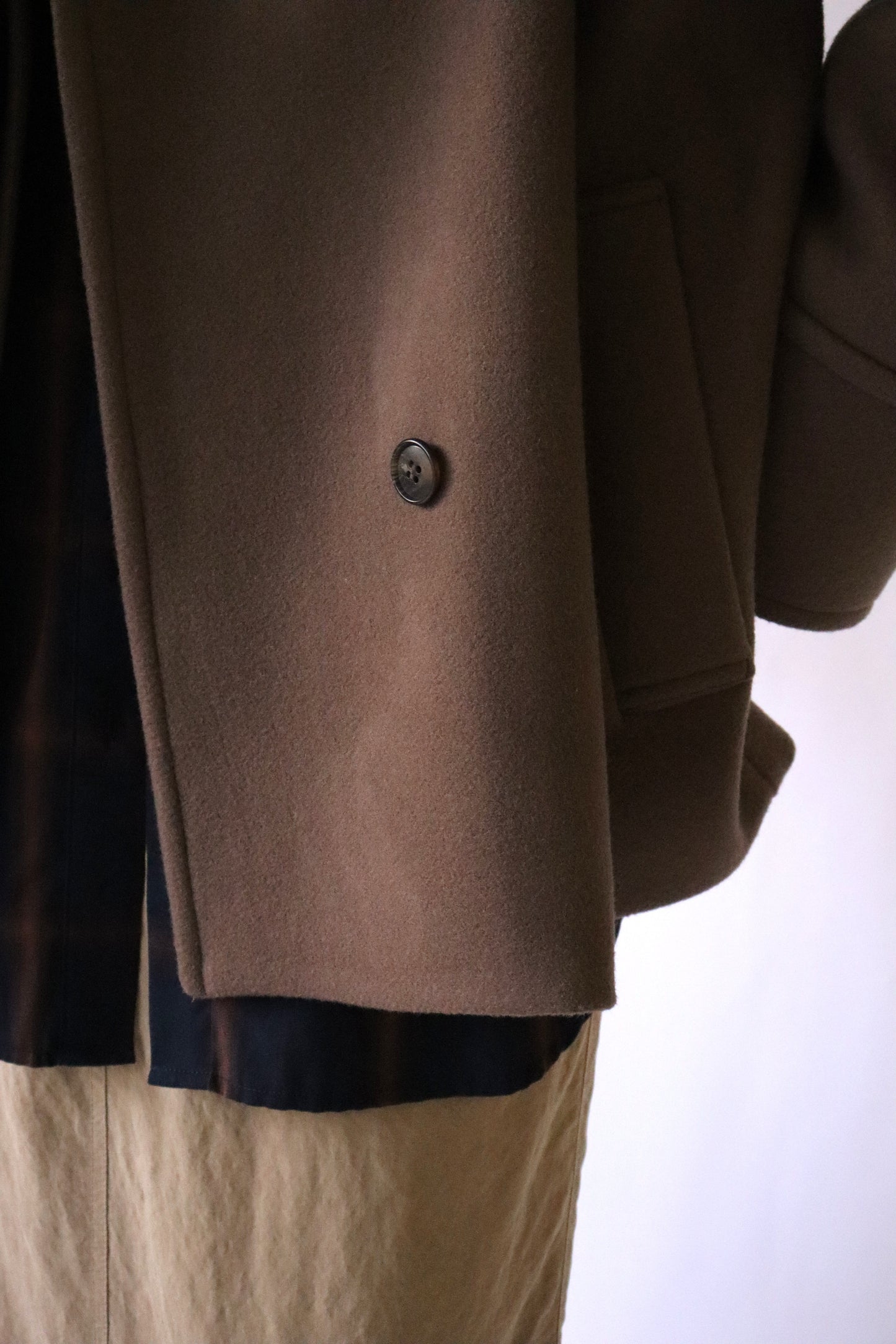 【ACUTA】ラグランスリーブWOショートコート