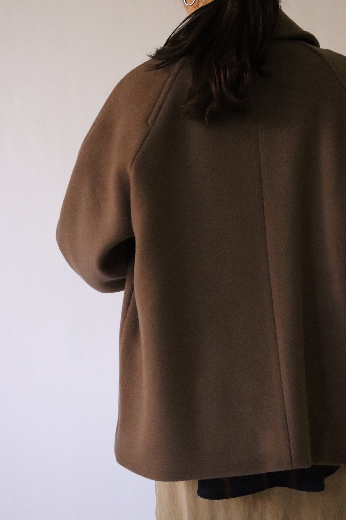 【ACUTA】ラグランスリーブWOショートコート