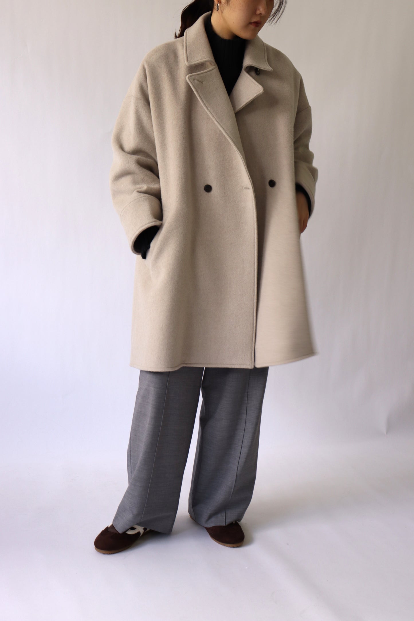 【ACUTA】フレアヨークWOテントコート