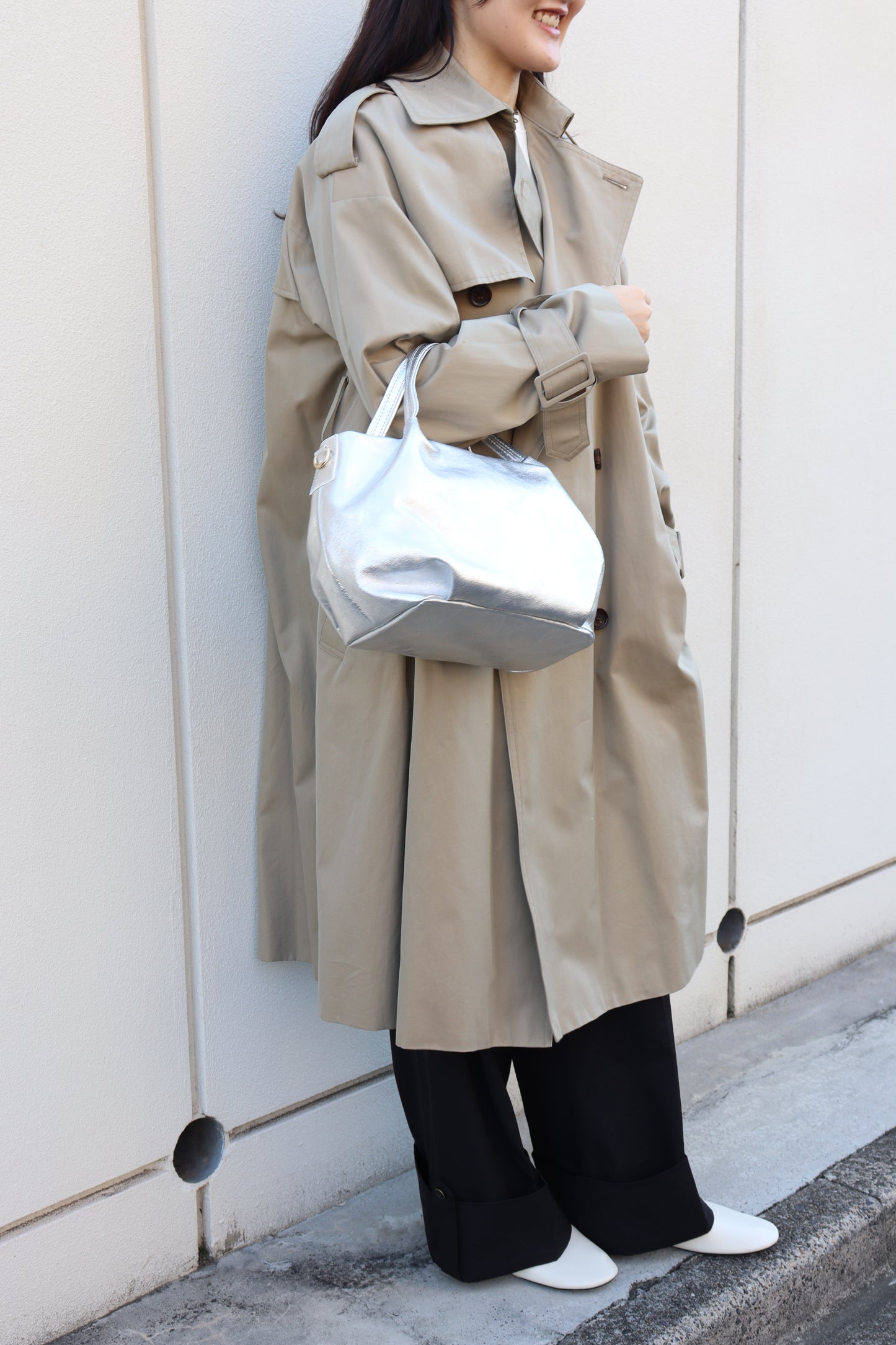 【MILLELA  FIRENZE】ラウンド2WAYトートバッグ