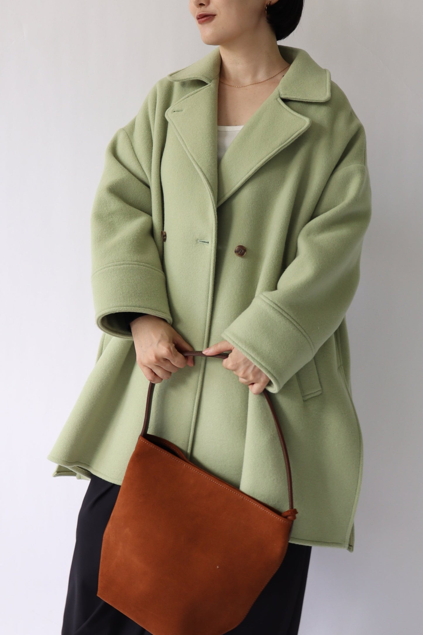 【ACUTA】フレアヨークWOテントコート