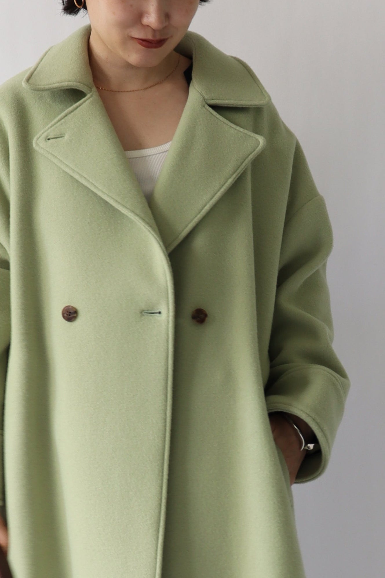 【ACUTA】フレアヨークWOテントコート