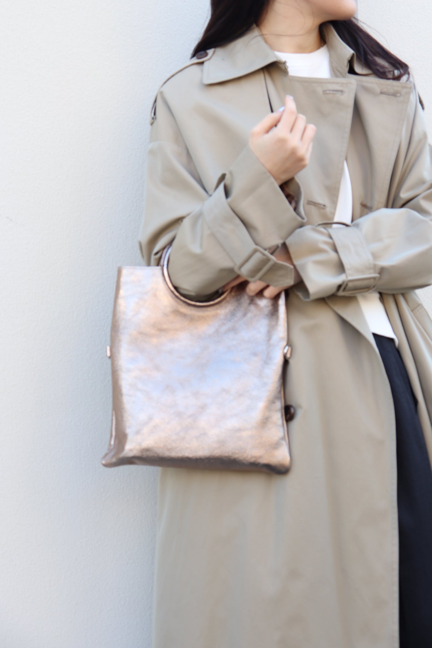【MILLELA FIRENZE】【新色】メタリック3WAYサークルハンドバッグ