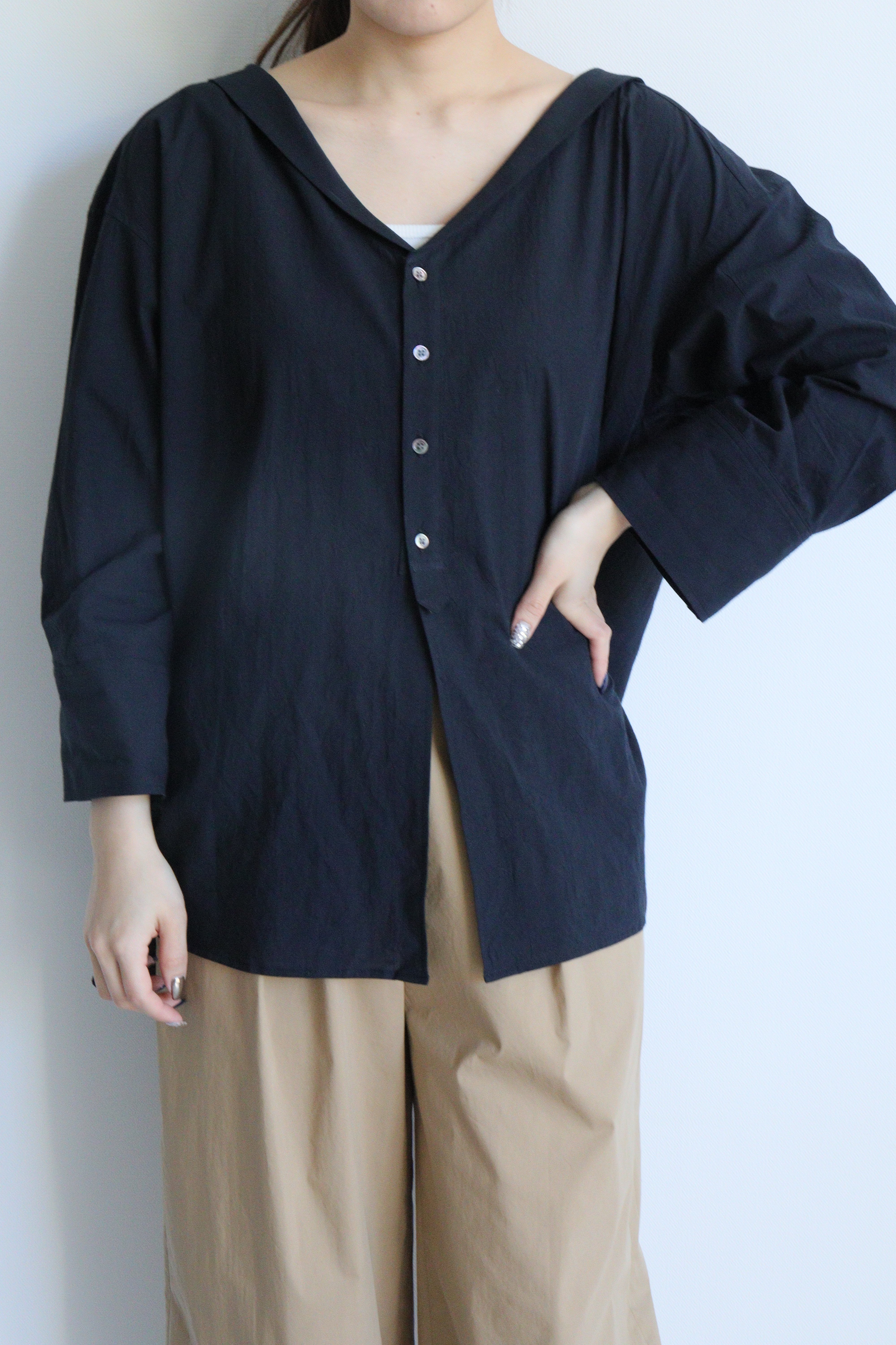 ACUTA アクータ】シャツ ブラウス オフショルブラウス ボイル