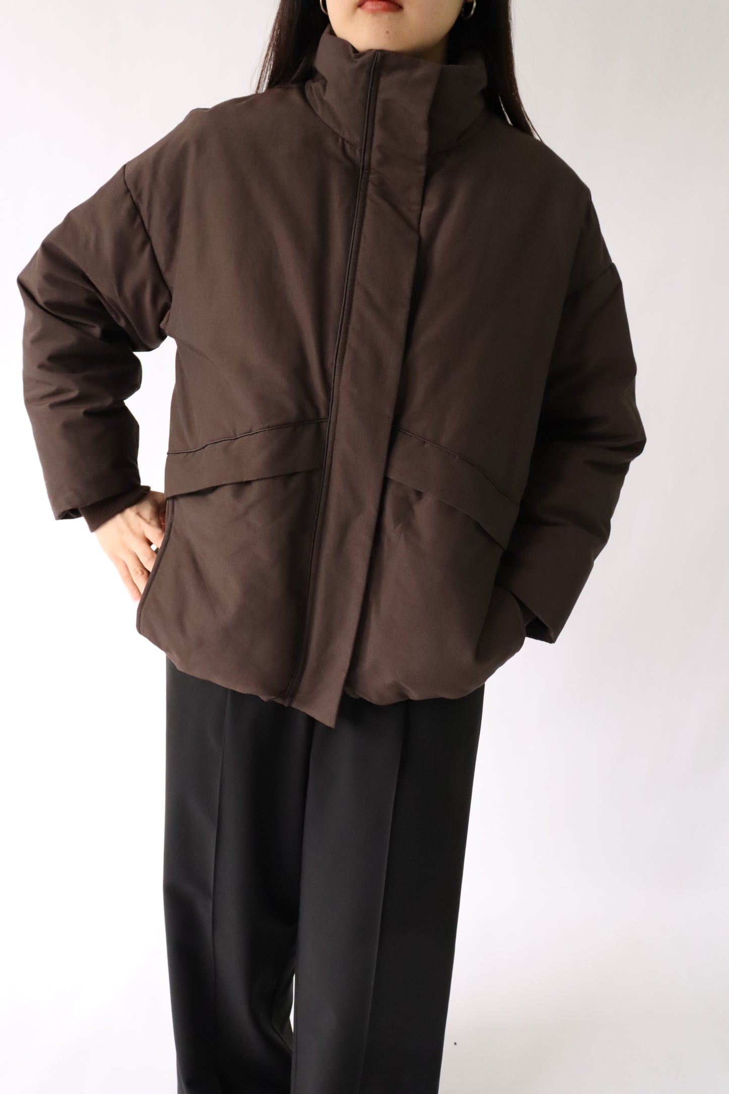 【ACUTA】BIGポケットシームレスダウン