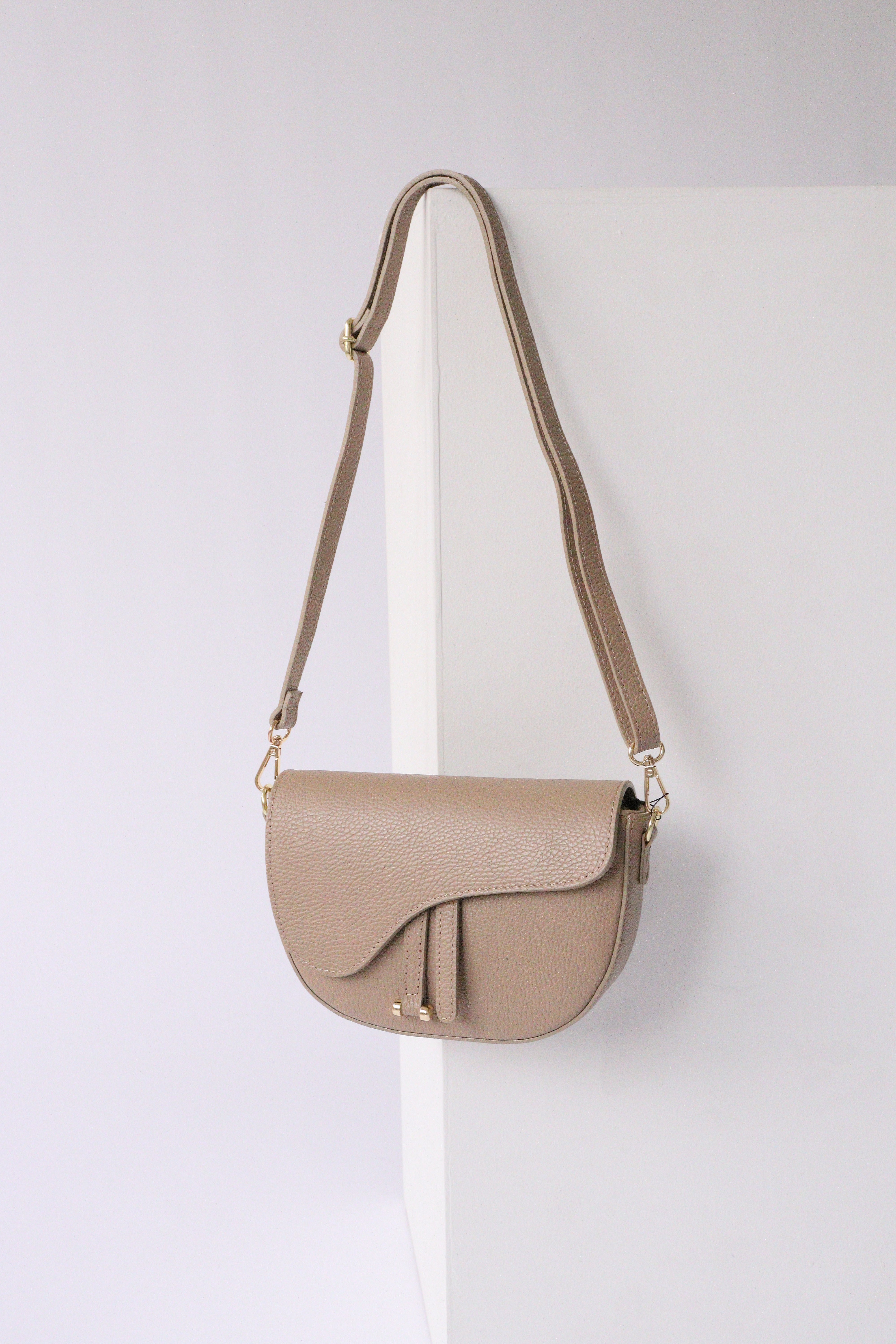 MILLELA FIRENZE】ミレッラフィレンツェ レザーサドルバッグ