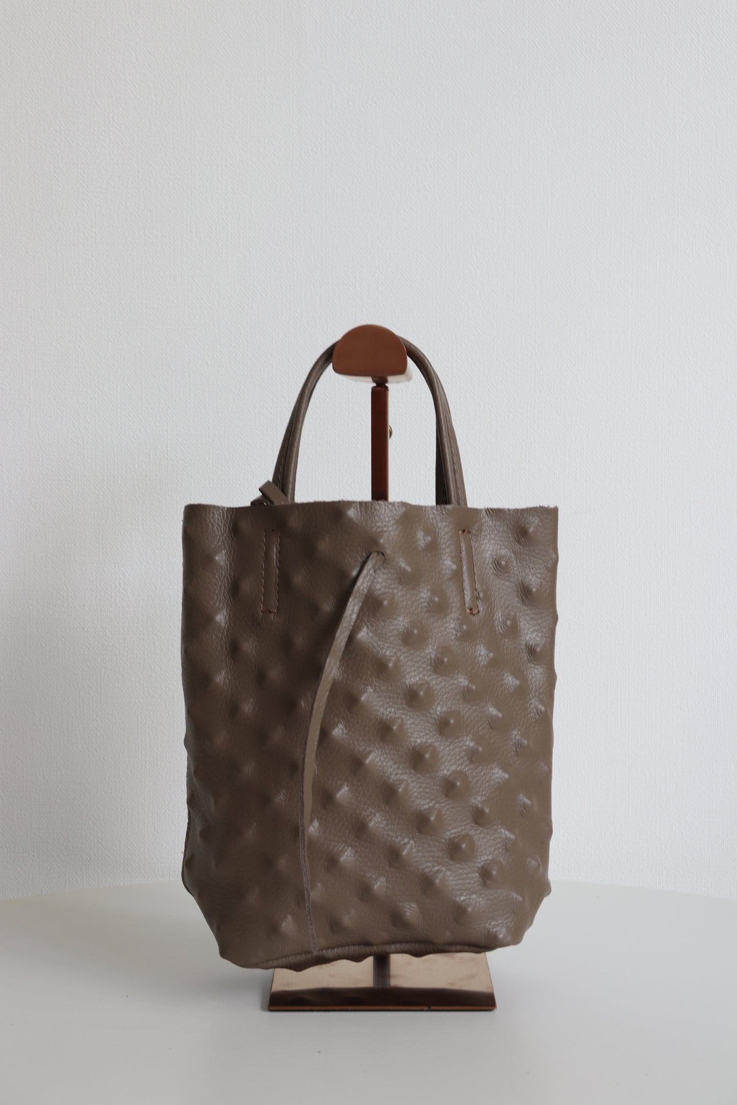 【MILLELA FIRENZE】【新色】エンボススタッズミニトートバッグ