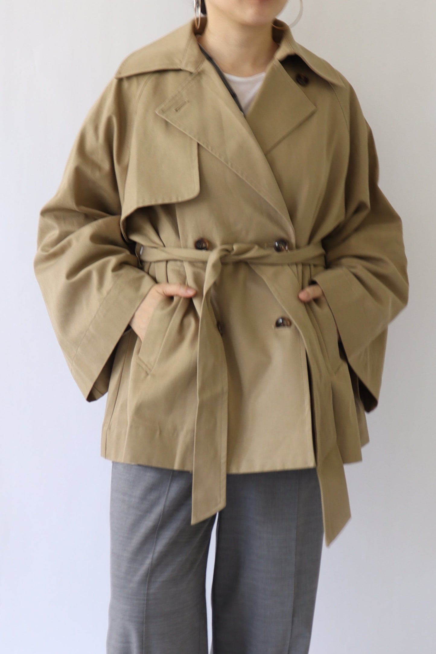 【PRE ORDER】 ミドル丈トレンチコート