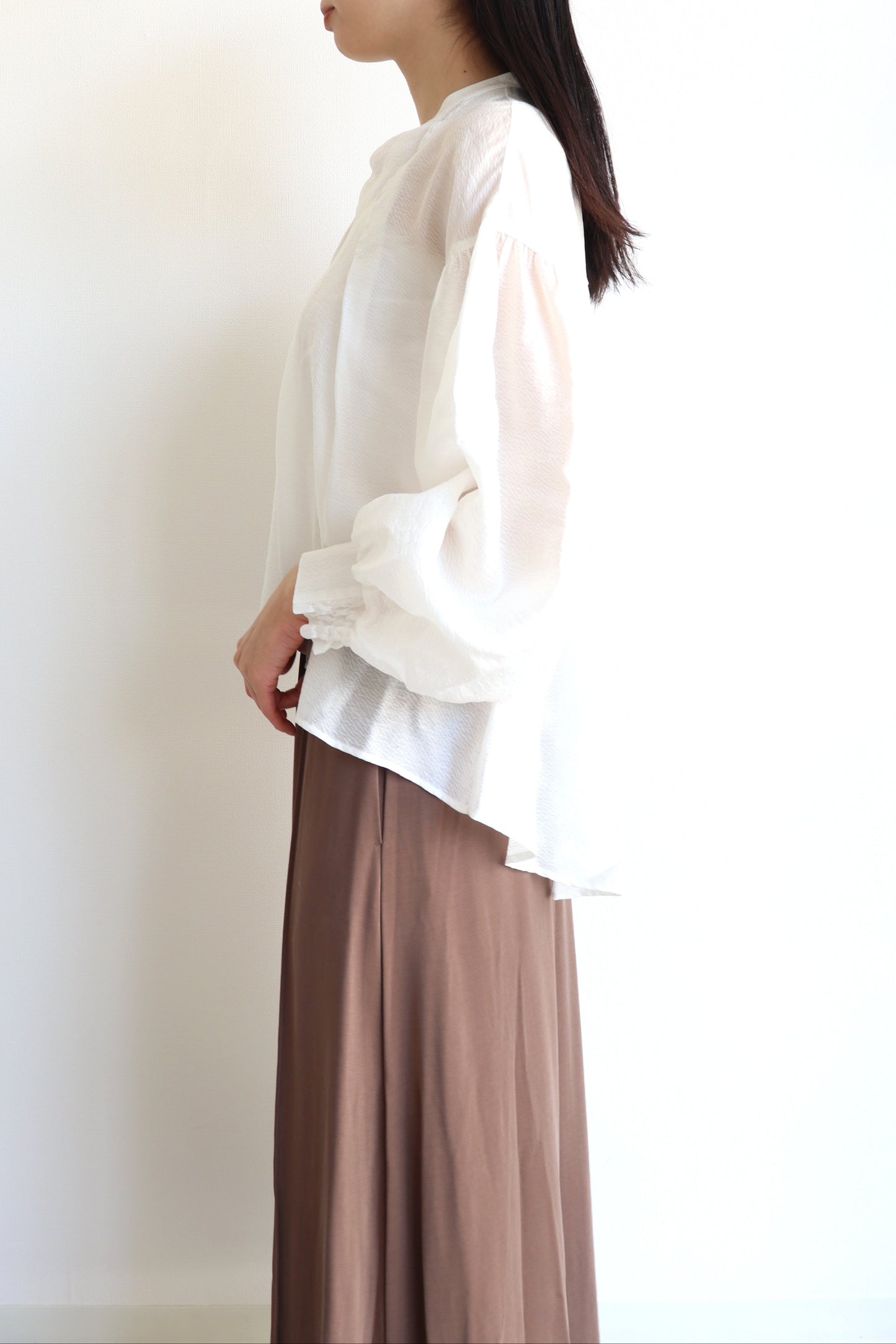 【ACUTA】 シアージャガードタックブラウス