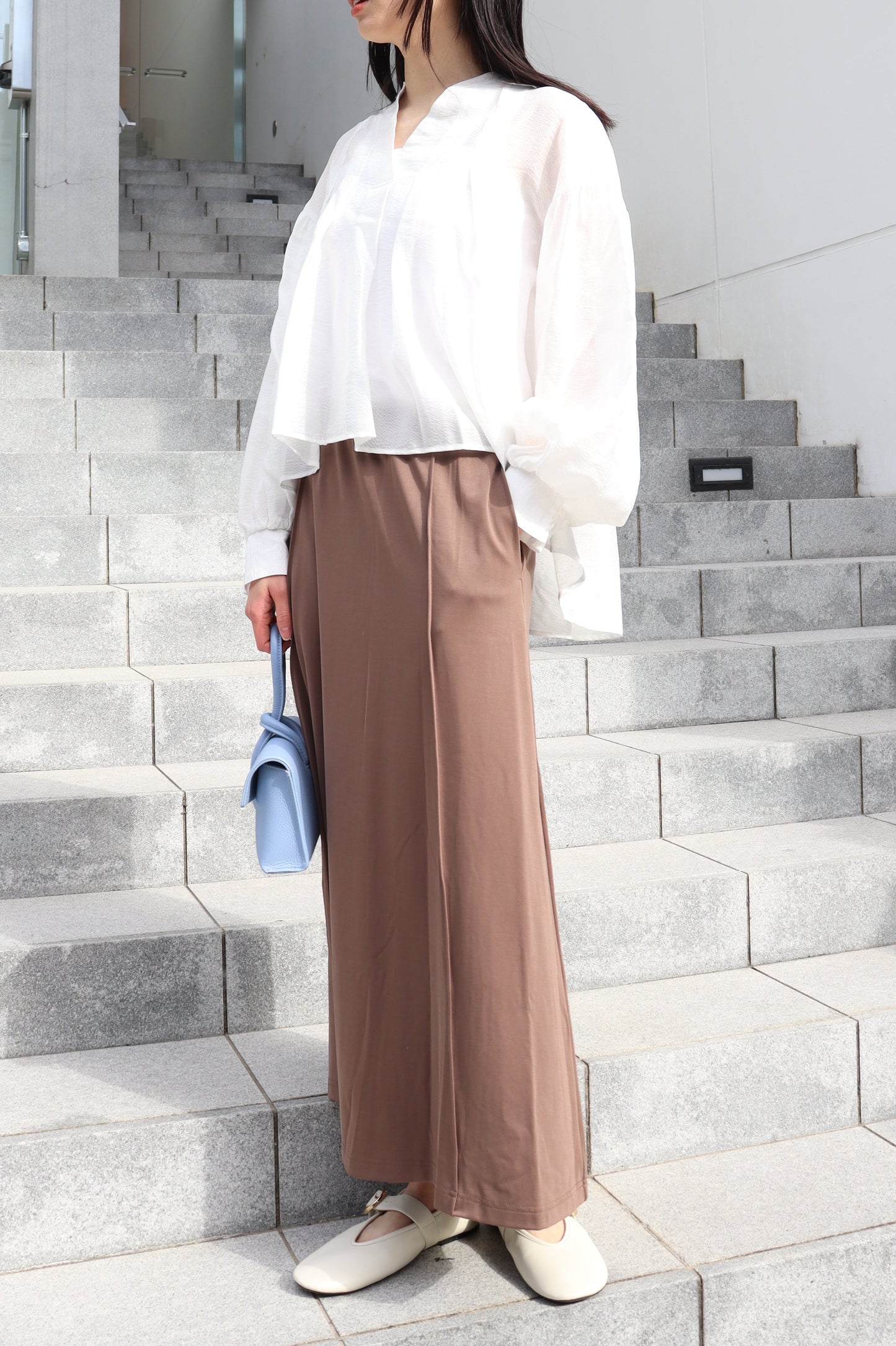 【ACUTA】 シアージャガードタックブラウス