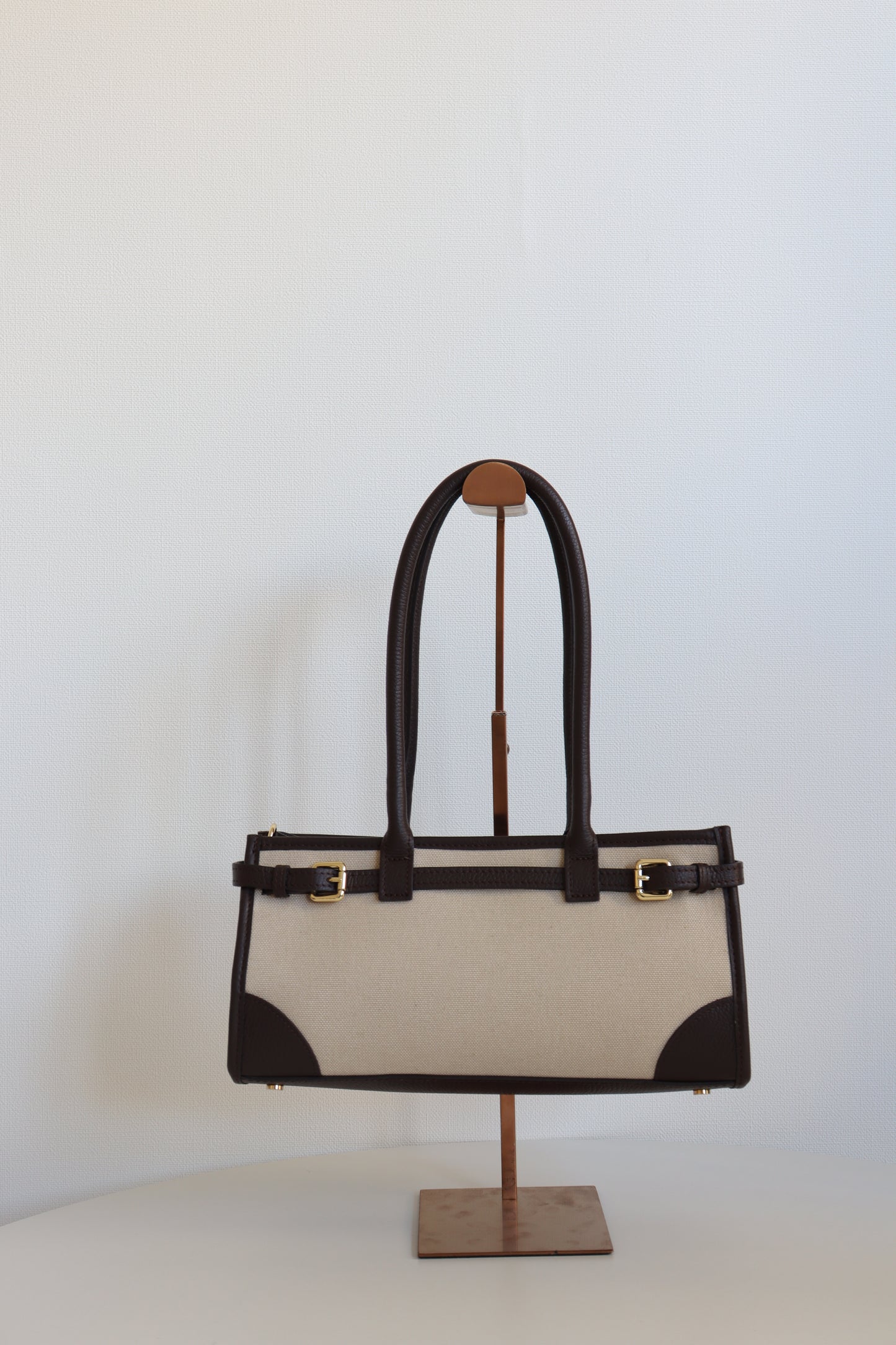 【MILLELA  FIRENZE】レザー×キャンバス2WAYバッグ