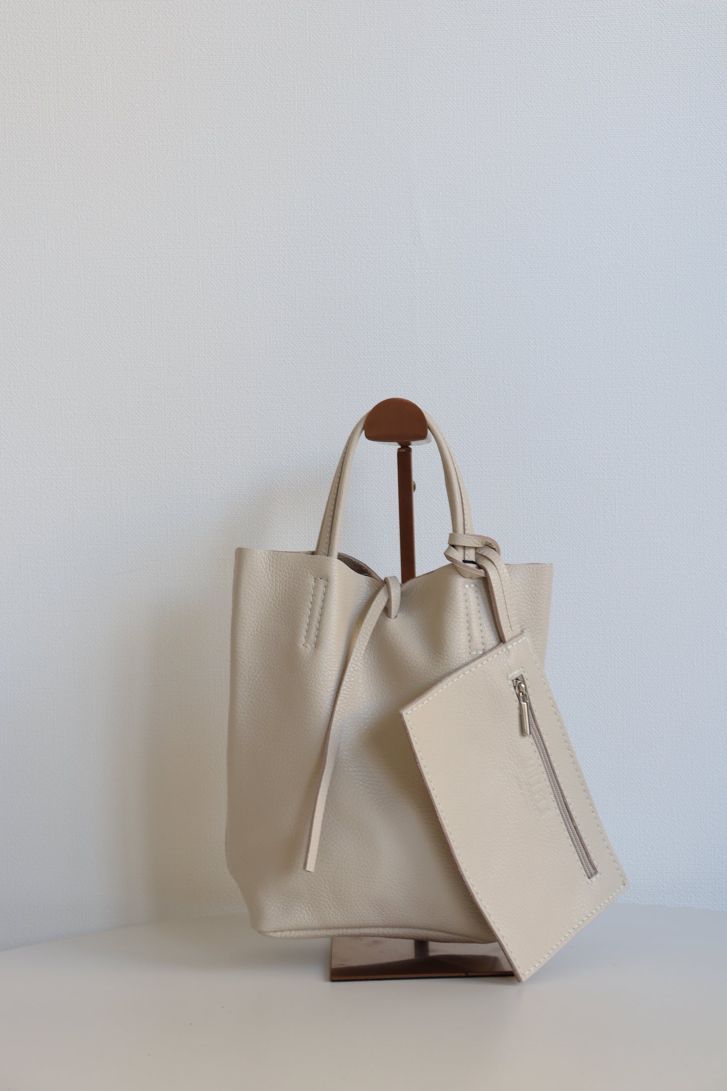 【MILLELA FIRENZE】シュリンクレザーミニトートバッグ