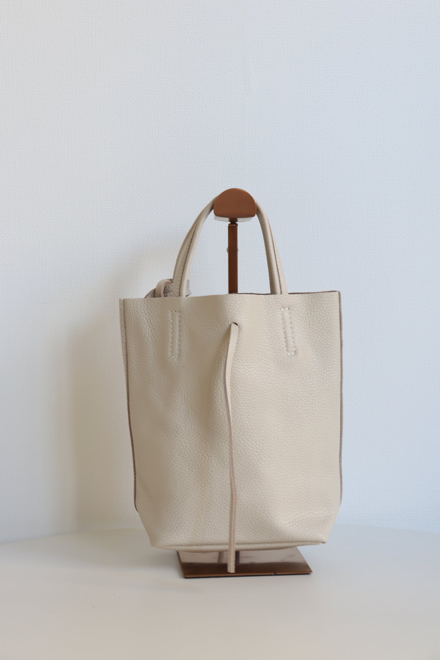 【MILLELA FIRENZE】シュリンクレザーミニトートバッグ