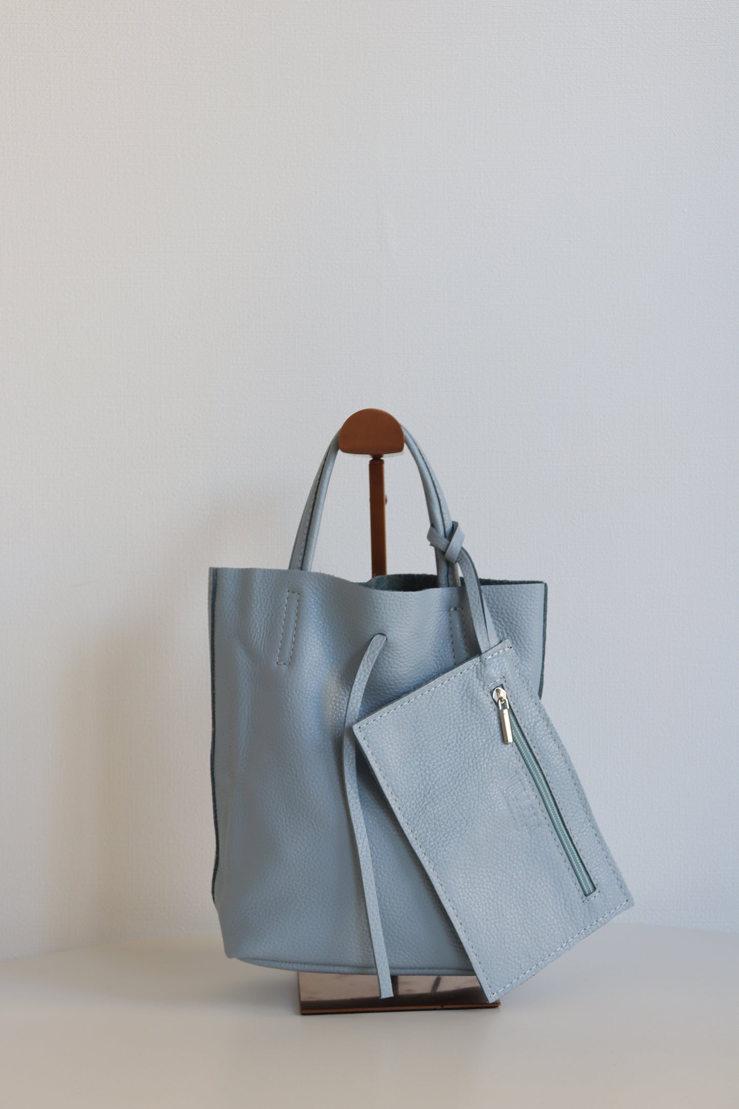 【MILLELA FIRENZE】シュリンクレザーミニトートバッグ