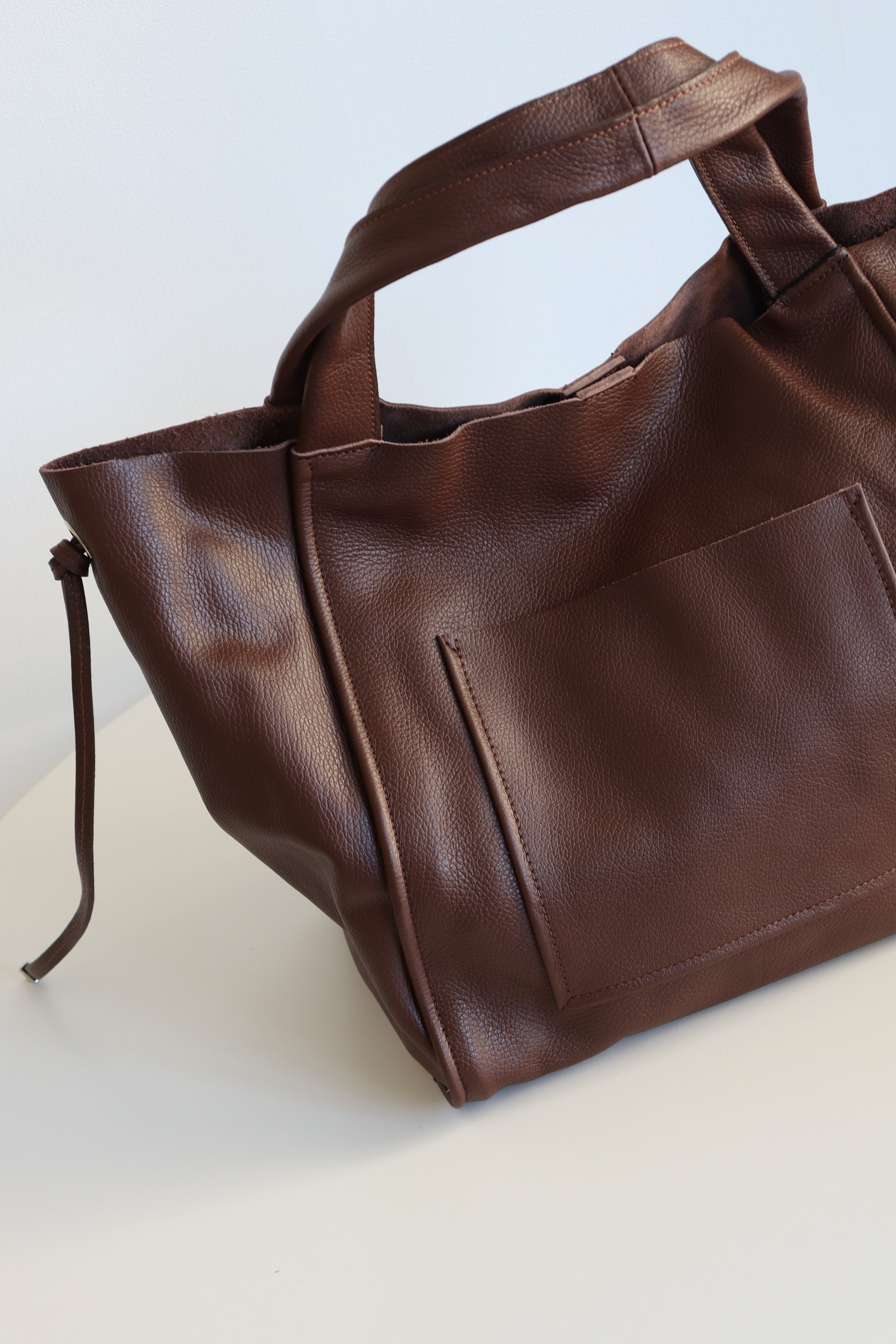 IMPORT】【MILLELA FIRENZE】【再入荷】ビッグレザートートバッグ