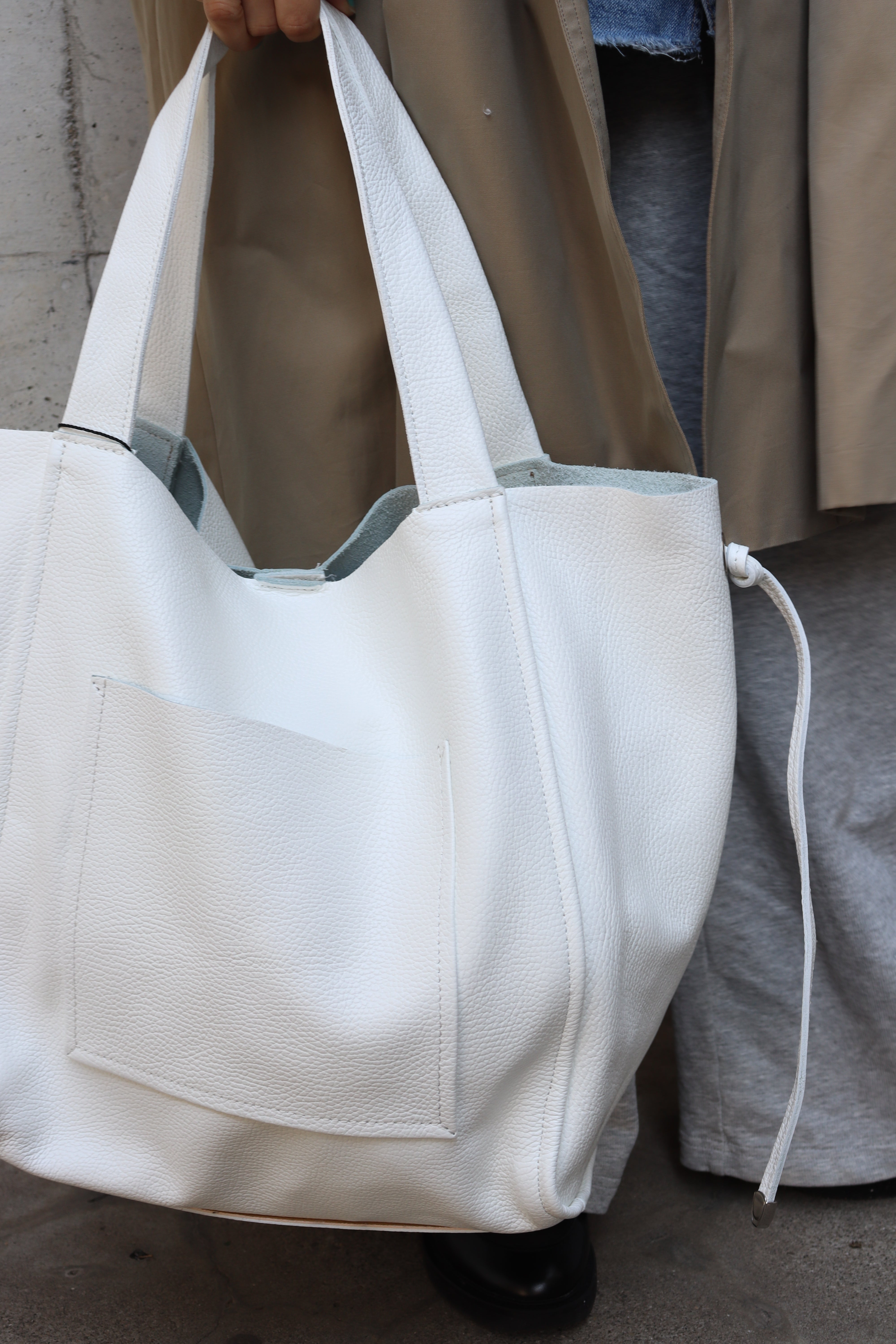 IMPORT】【MILLELA FIRENZE】【再入荷】ビッグレザートートバッグ