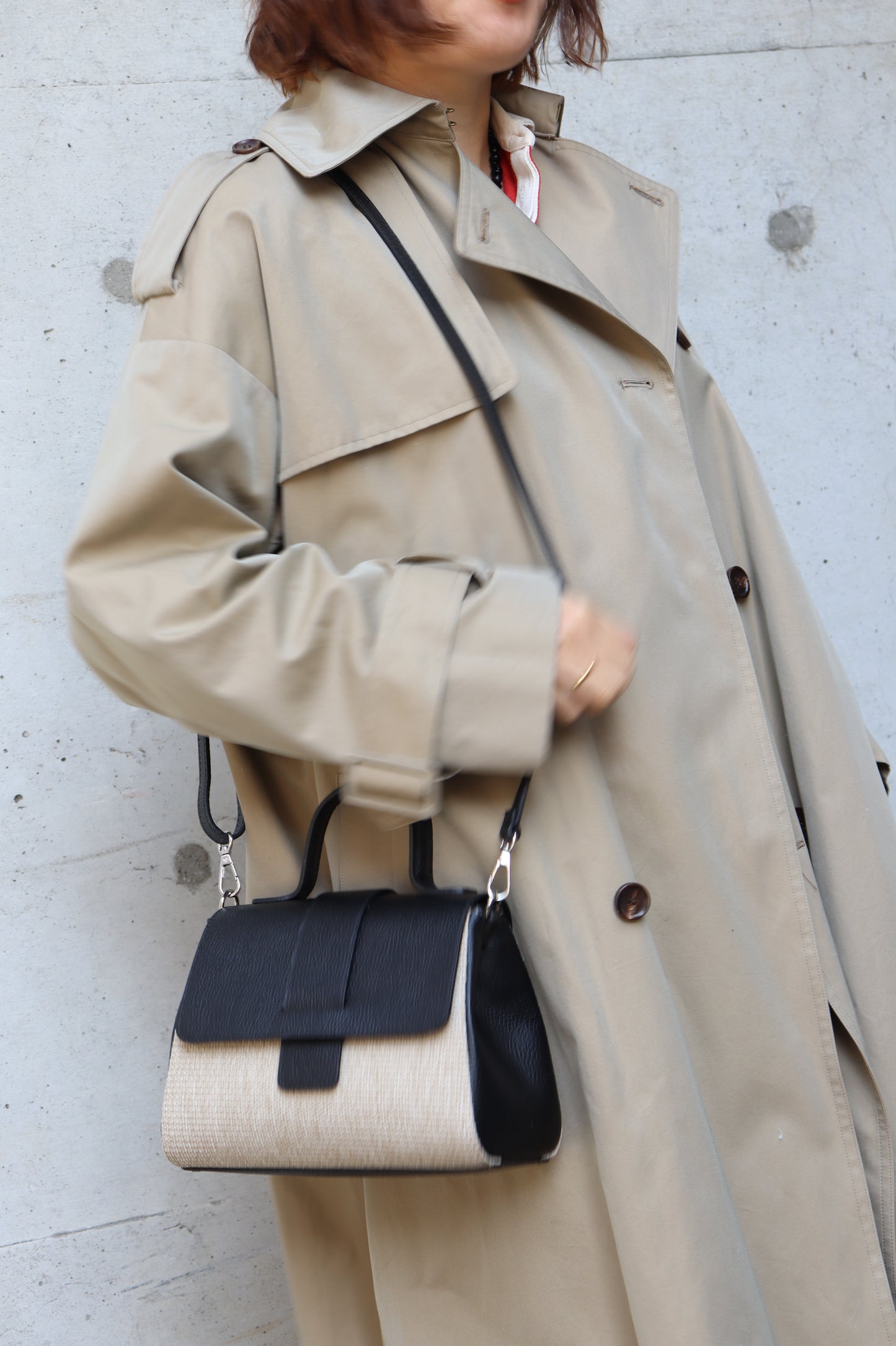 【MILLELA  FIRENZE】フラップワンハンドルバッグ