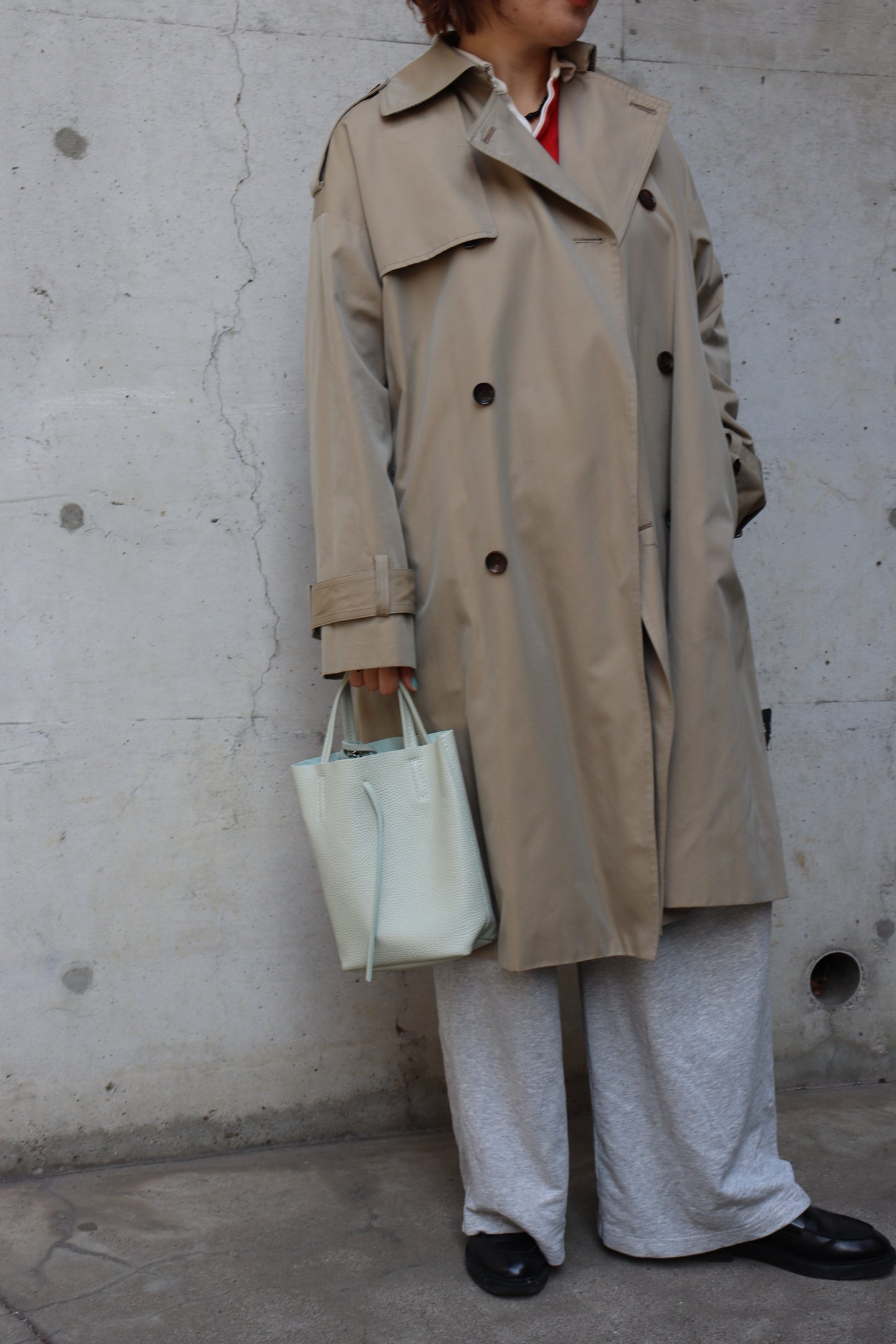 【MILLELA FIRENZE】シュリンクレザーミニトートバッグ