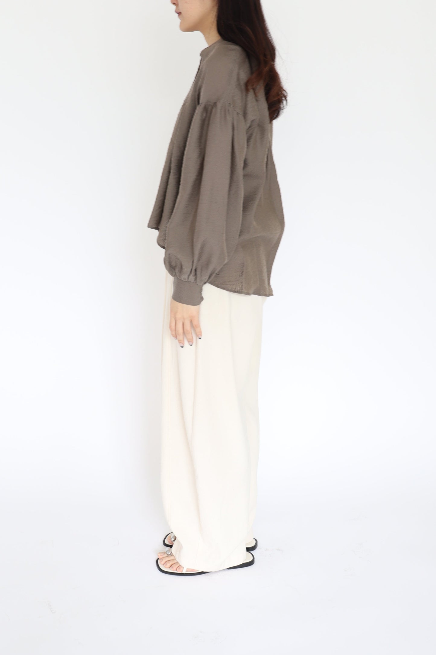 【ACUTA】 シアージャガードタックブラウス