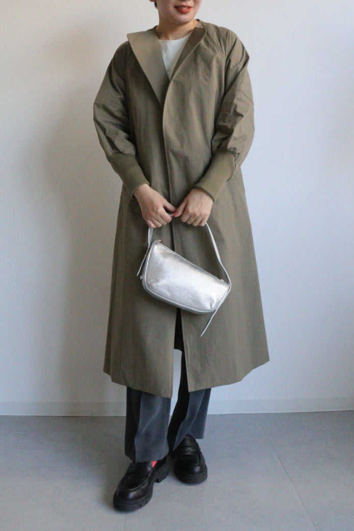 【ACUTA】【再入荷】【ロングセラー】袖リブバックベルトコート