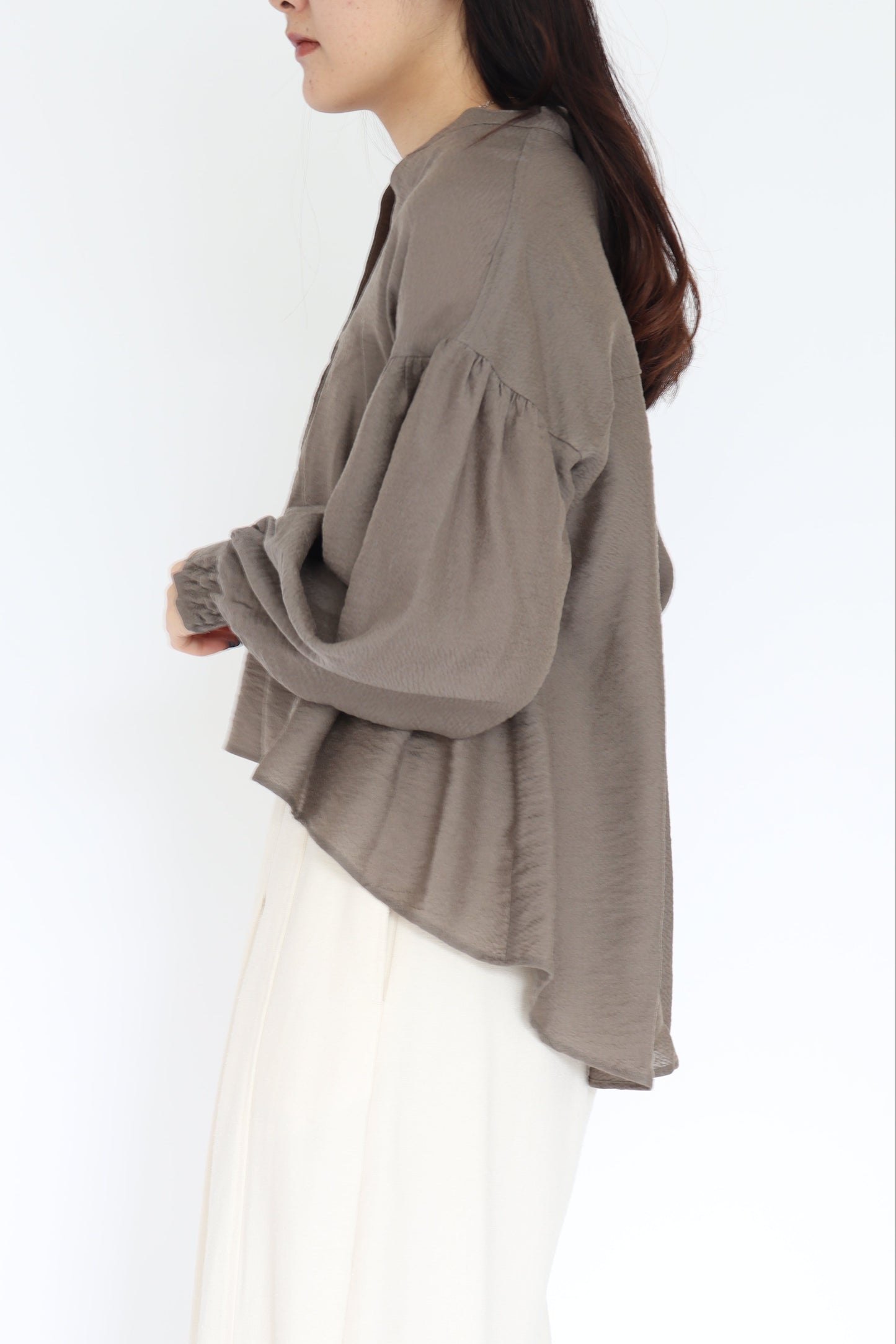 【ACUTA】 シアージャガードタックブラウス