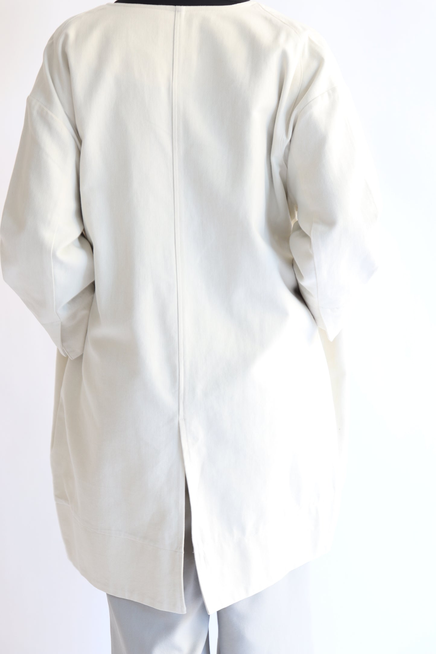 【ACUTA】 リネンブレンドコクーンコート