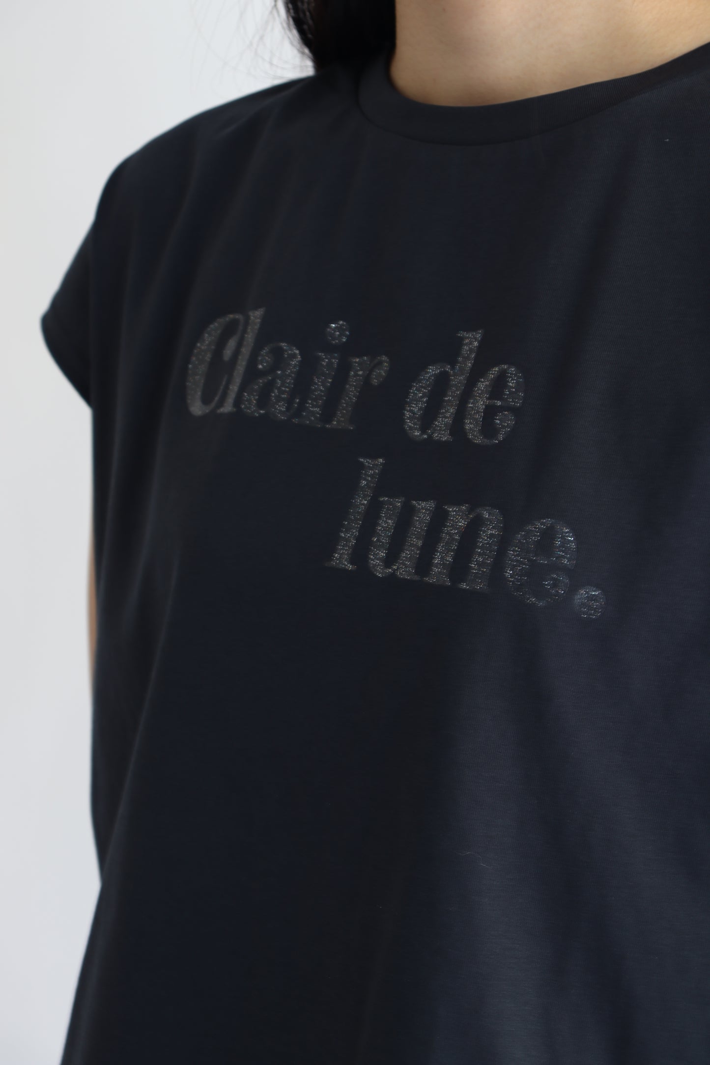 【ACUTA】グリッタープリントTシャツ