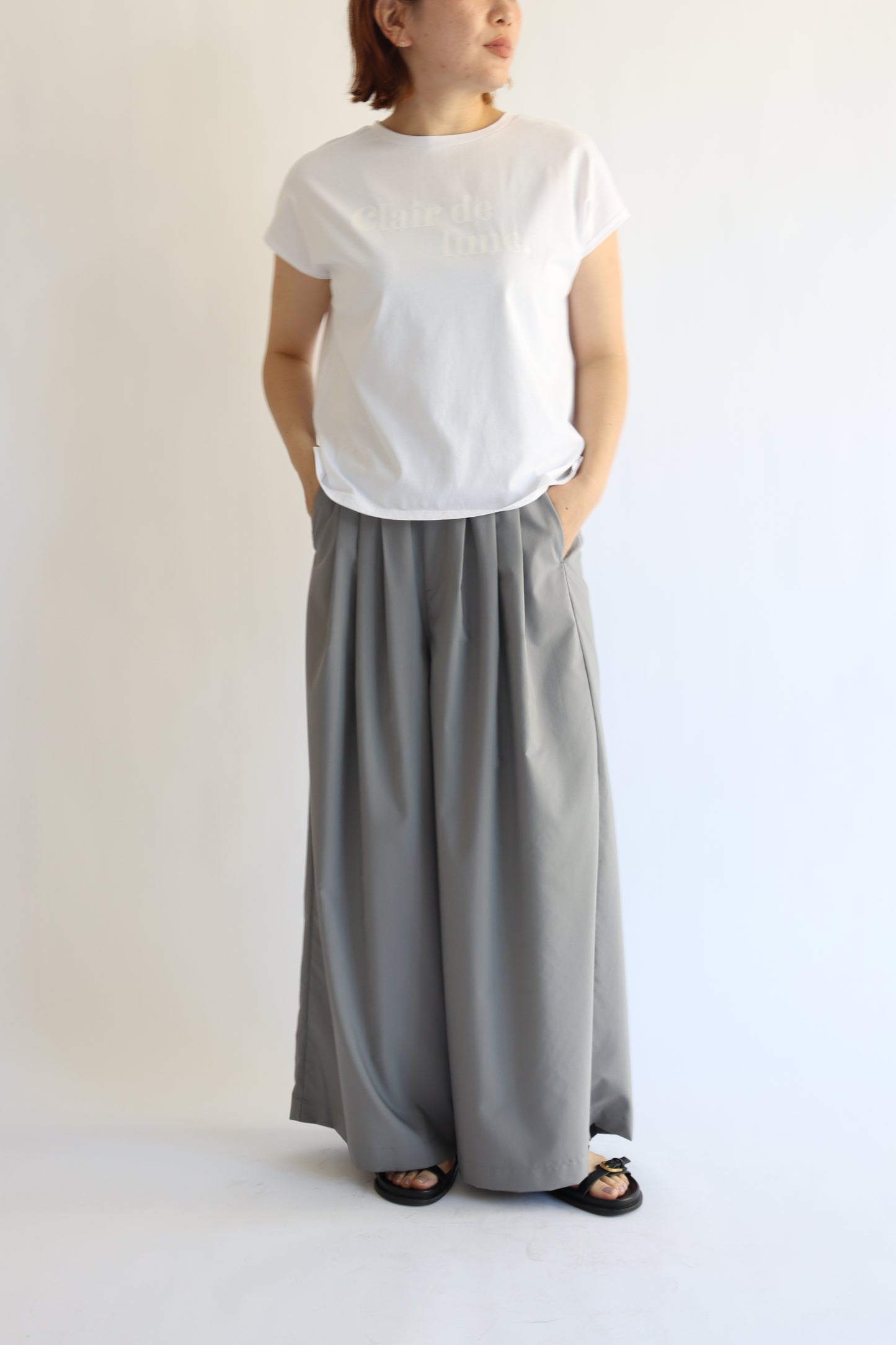 【ACUTA】グリッタープリントTシャツ