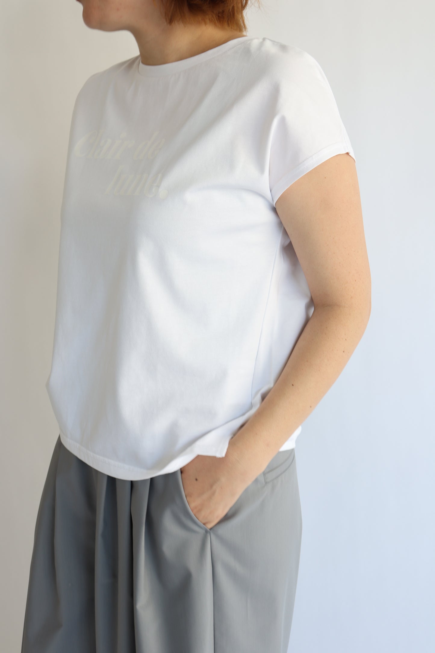 【ACUTA】グリッタープリントTシャツ
