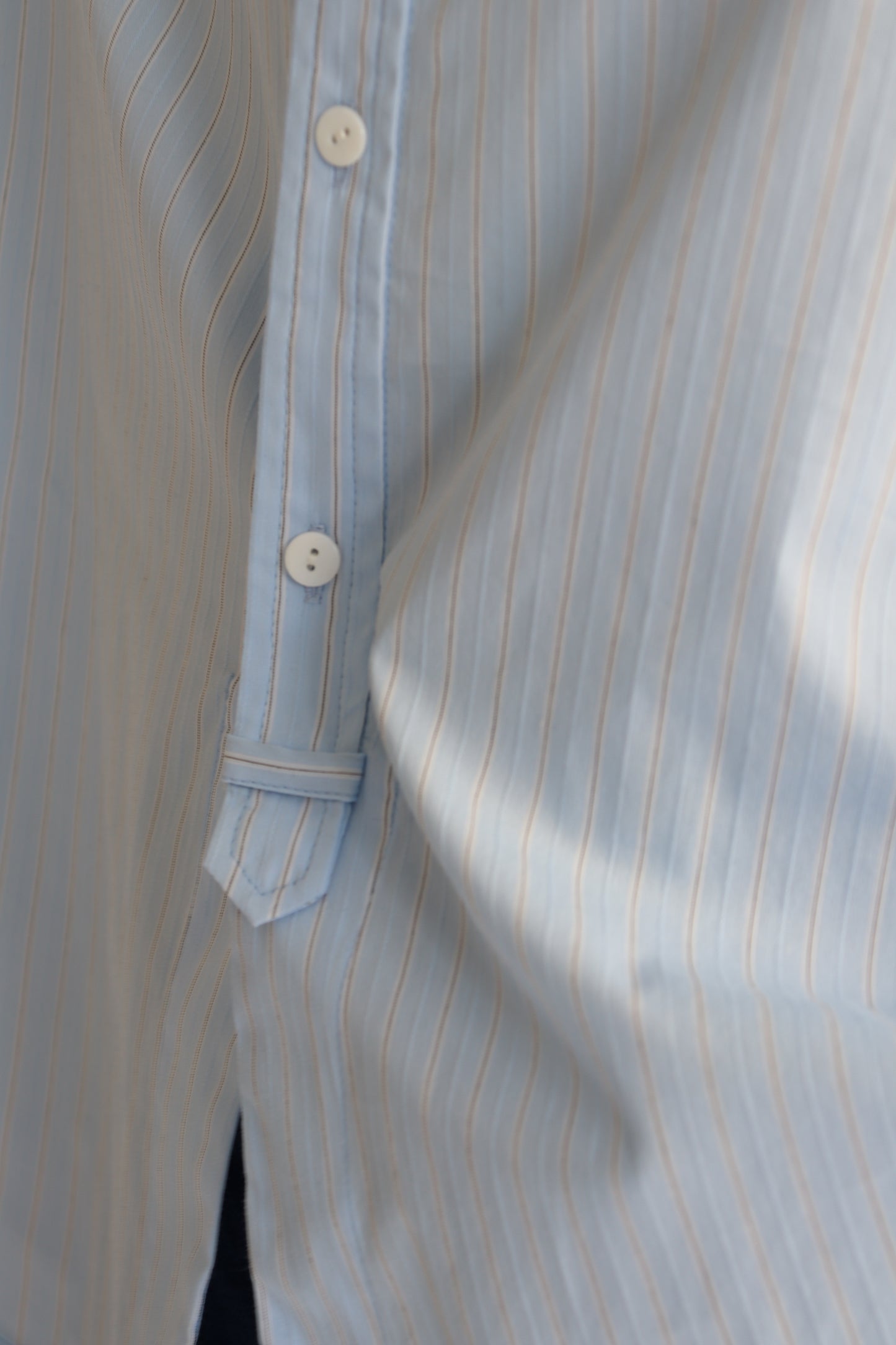 【ACUTA】 ストライプクレリックシャツ